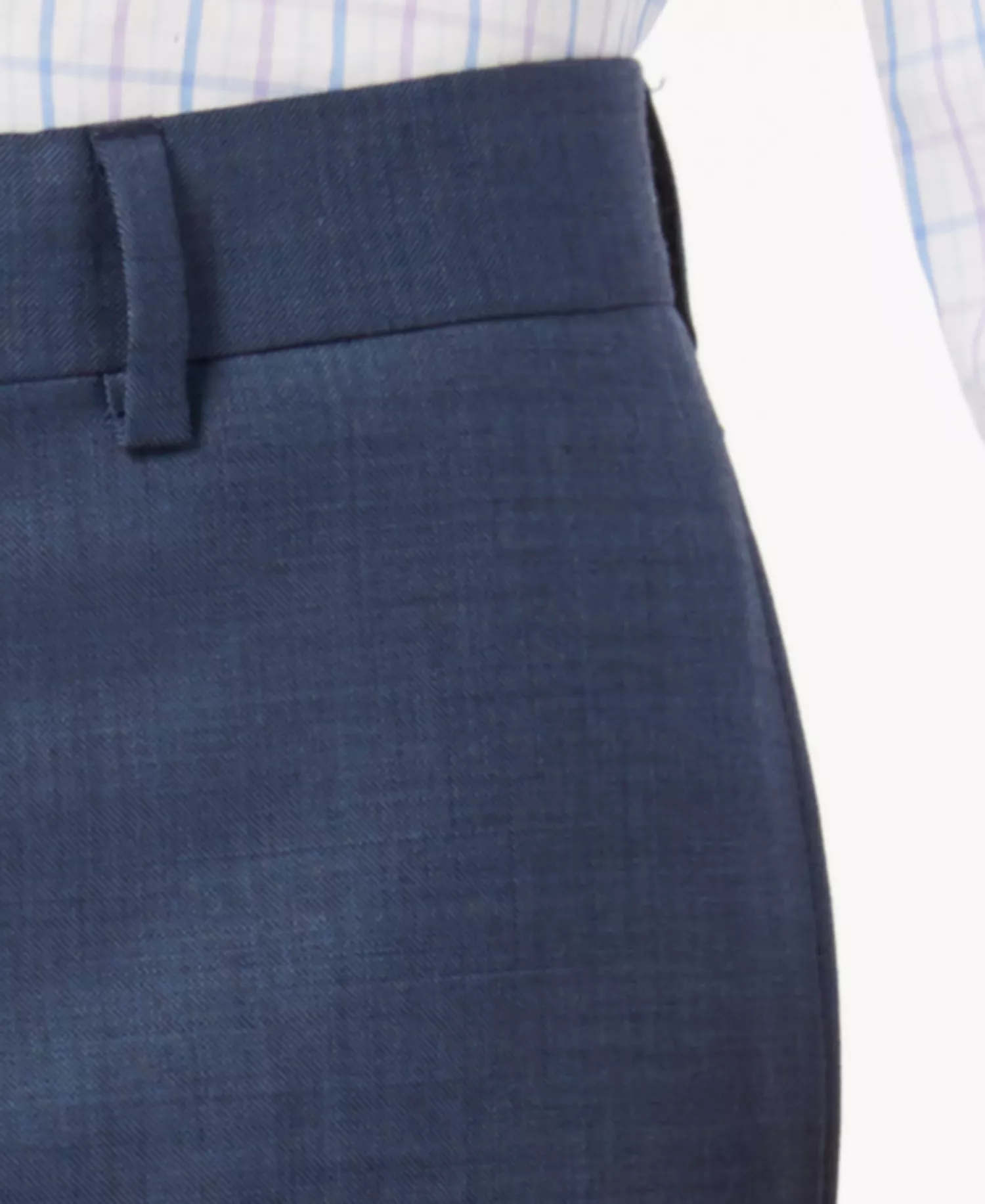 Men's Solid Classic-Fit Suit Pants - Blue Neat - 30 - 30