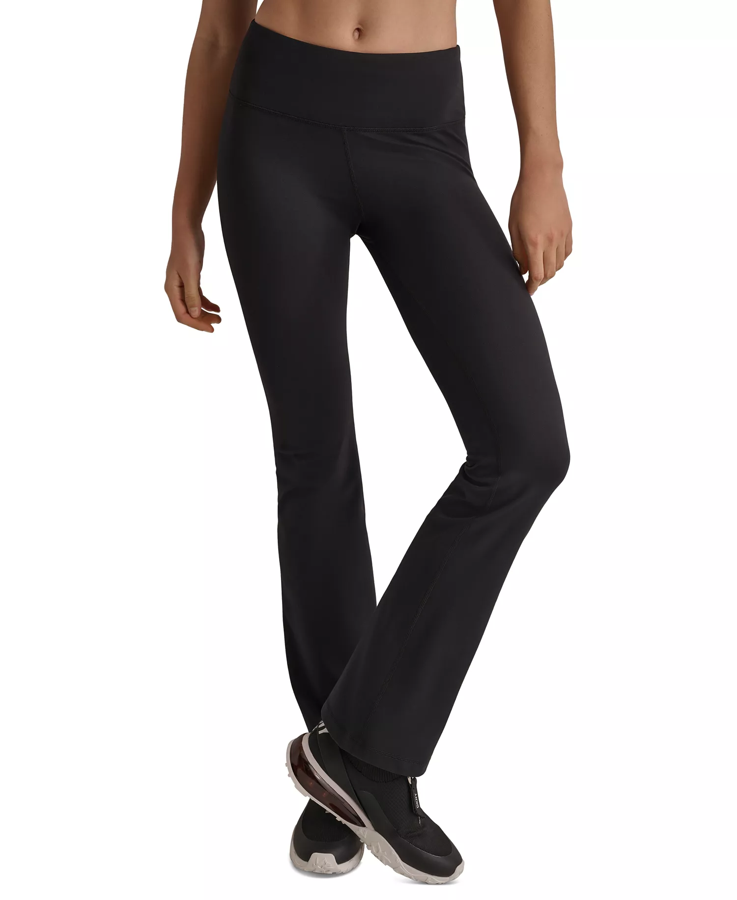 Women's Balance Compression High-Waist Flared Leggings - Black - L