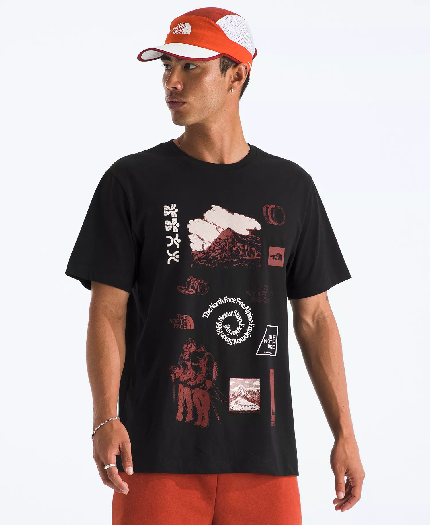 Men's Illusion Crewneck T-Shirt - Black - 2XL