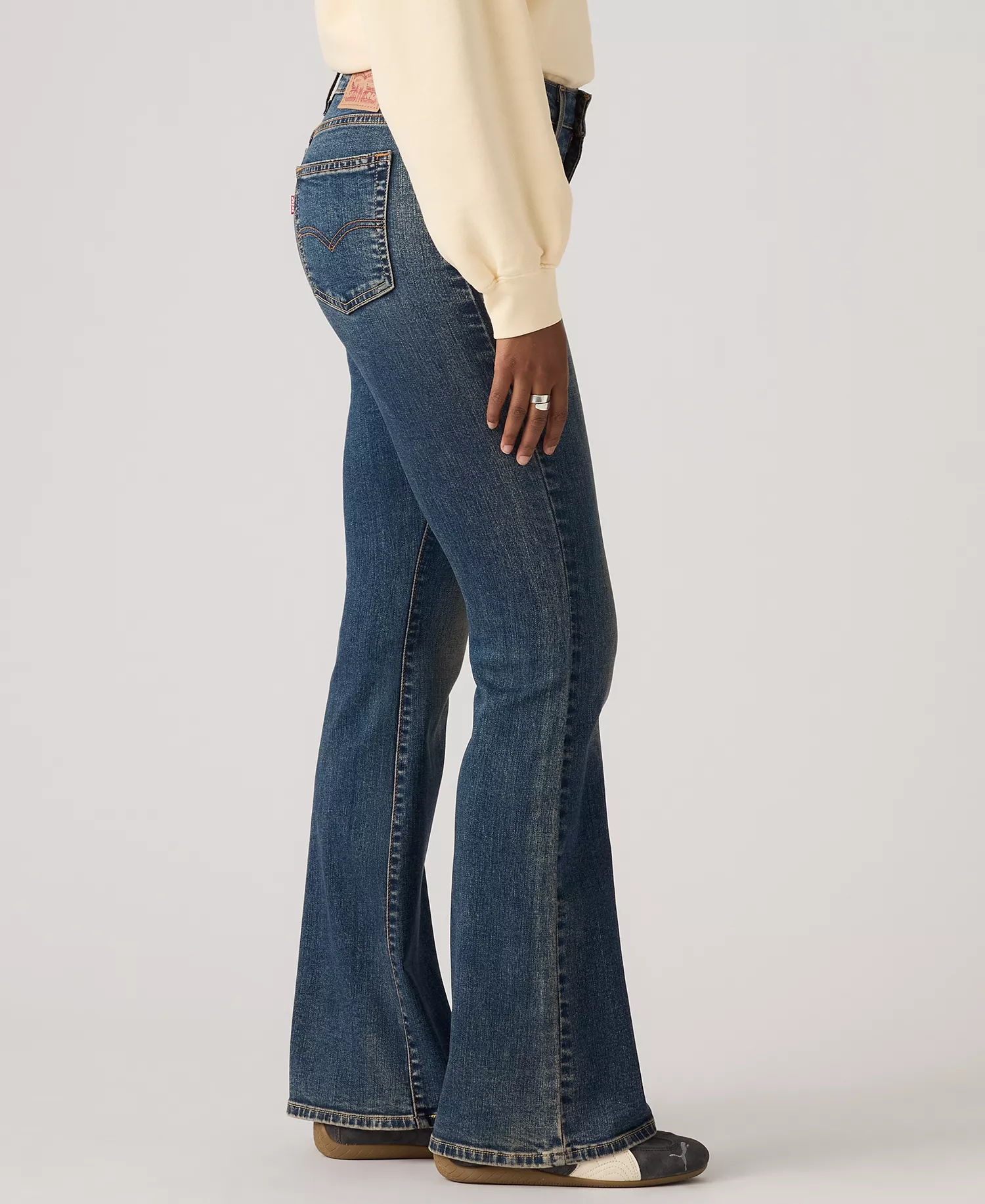 Women's 726 High-Rise Flare Leg Jeans - Fated Love - 24x32