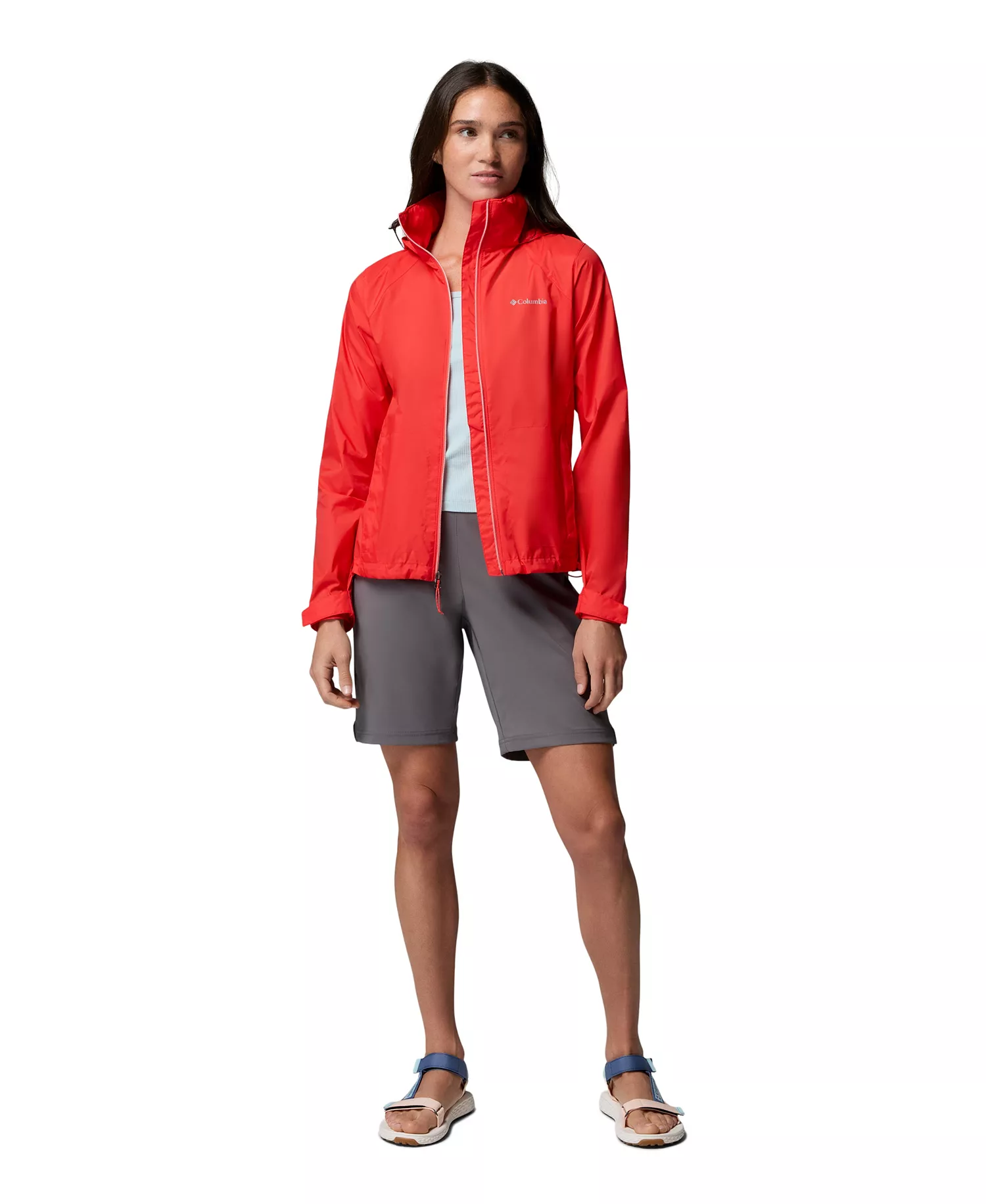 Women's Switchback IV Hooded Packable Jacket - Marine Light - L