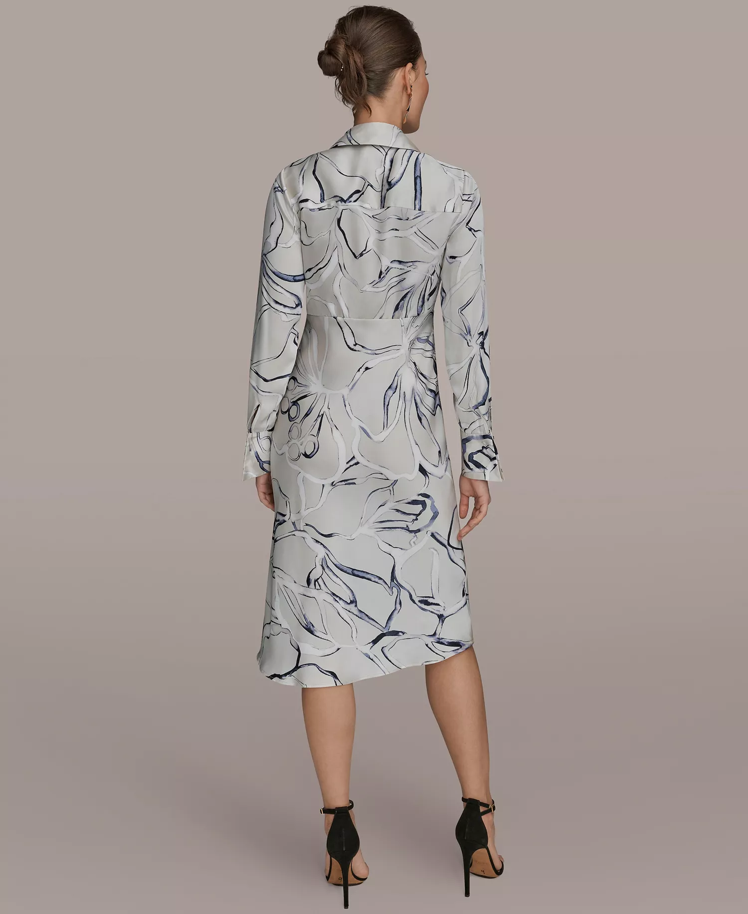 Women's Collared A-Line Dress - Vellum multi - 10