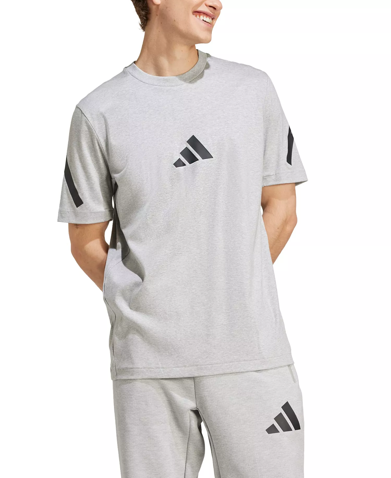 Men's Regular Fit T-Shirt - Gray heather - 2XL
