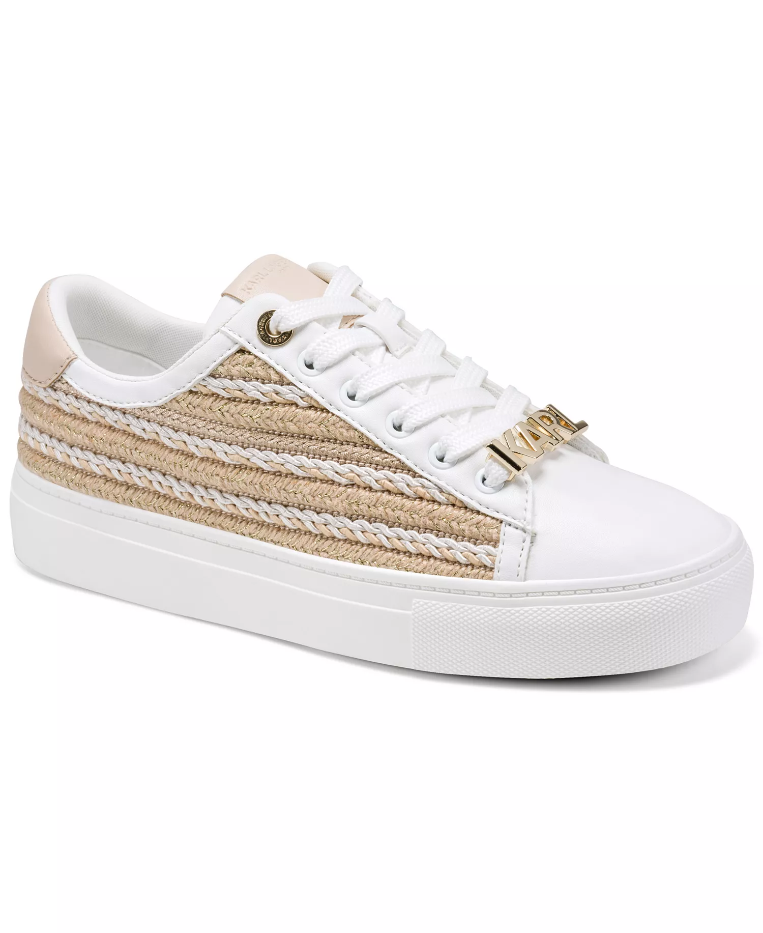 Women's Cate Pearl Lace-Up Sneakers - Natural/Bright White - 10