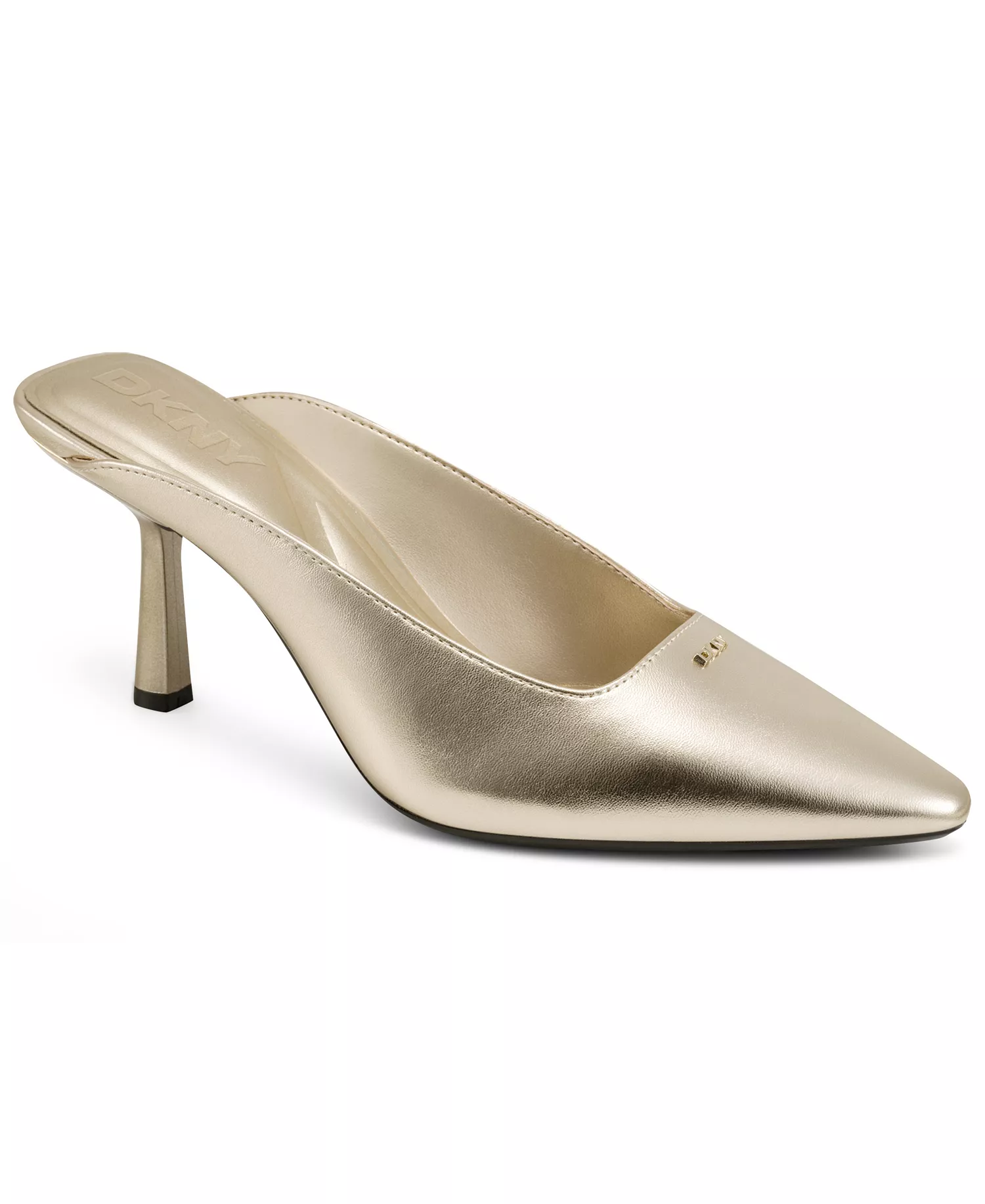 Women's Netta Slip-On Mule Pumps - Platino - 10M