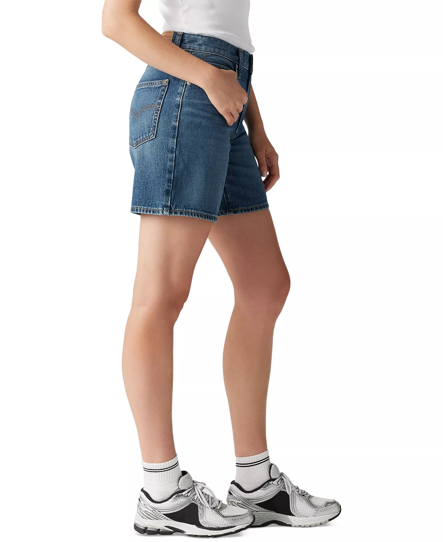 Women's Mid-Rise '94 Baggy Denim Shorts - Cookie Crunch - 24