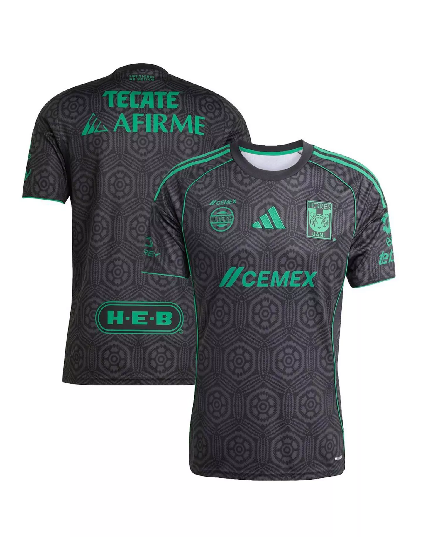 Men's Gray Tigres UANL 2025/26 Third Replica Jersey - Gray - 2XL