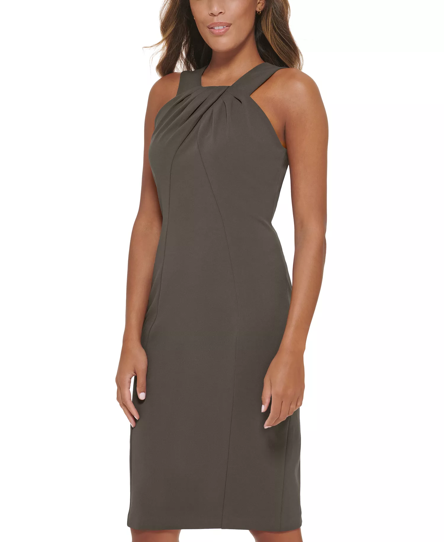 Women's Halter Neck Dress - Caper - 10