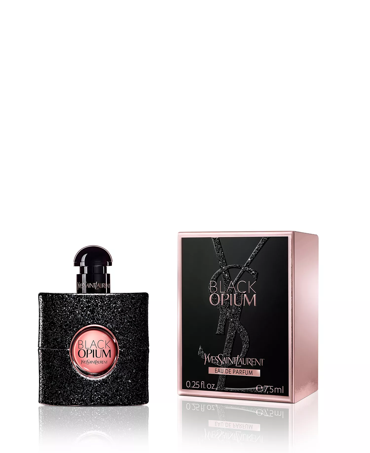 Free Black Opium Deluxe Mini with a $160 Mon Paris or Black Opium fragrance purchase - YSL Black Opium Eau de Parfum 0.24 oz - No Size