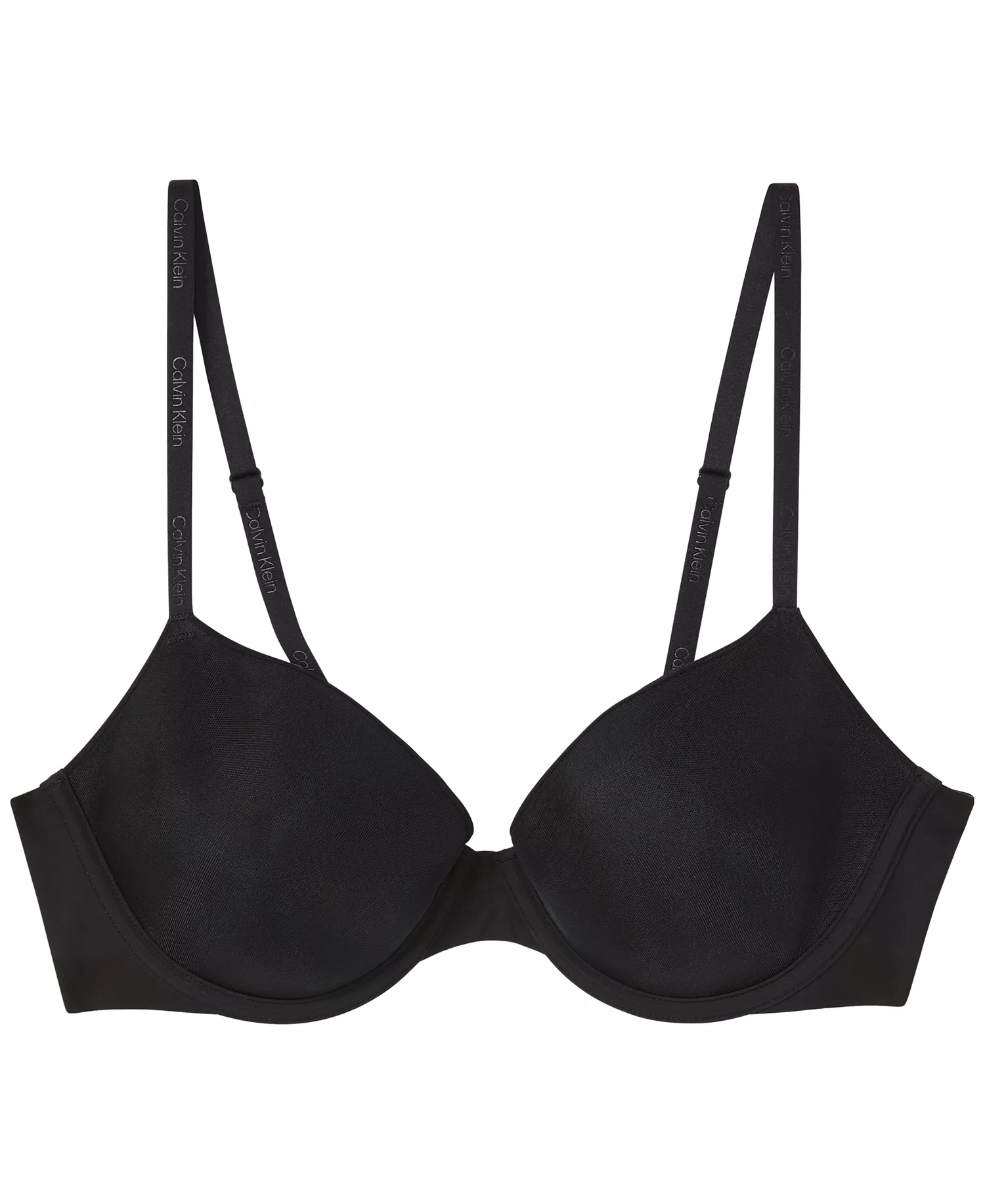 Women's Perfectly Fit Ultralight Lightly Lined Demi Bra QF8312  - Black - 32 - A