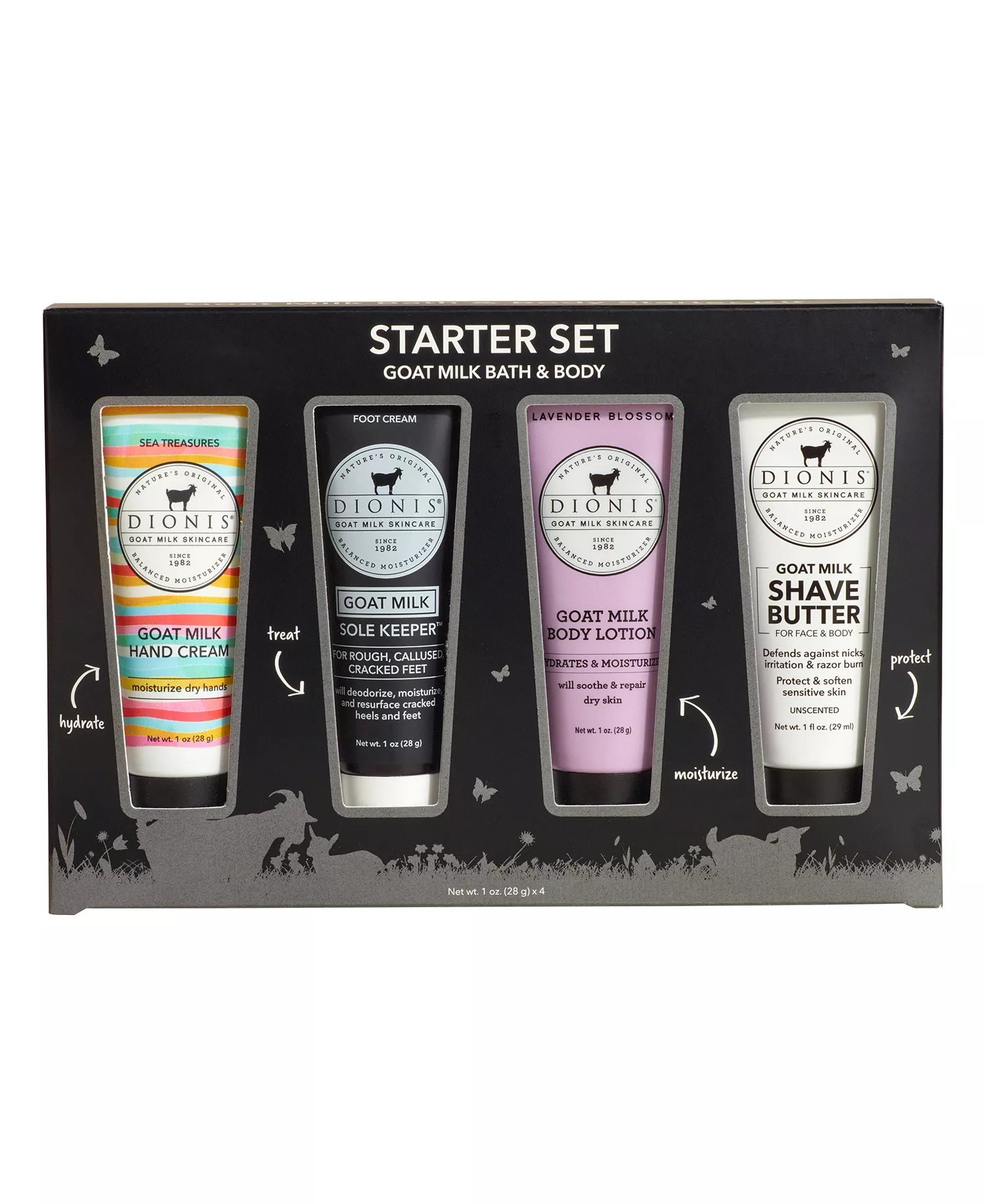 Goat Milk Bath and Body Starter Set - No color - No Size