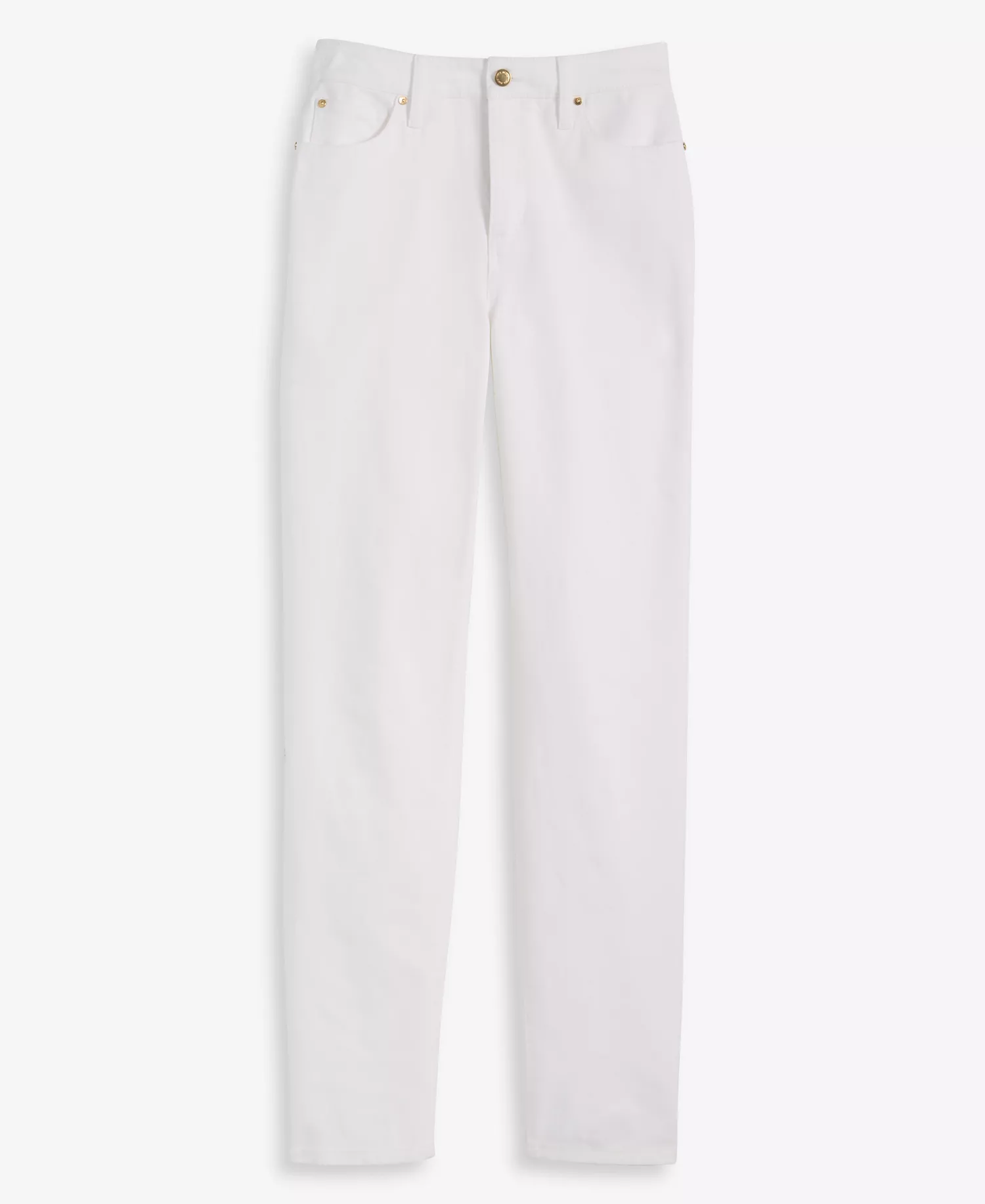 Women's High-Rise Straight-Leg Jeans, Macy's Exclusive  - Bright White - 10