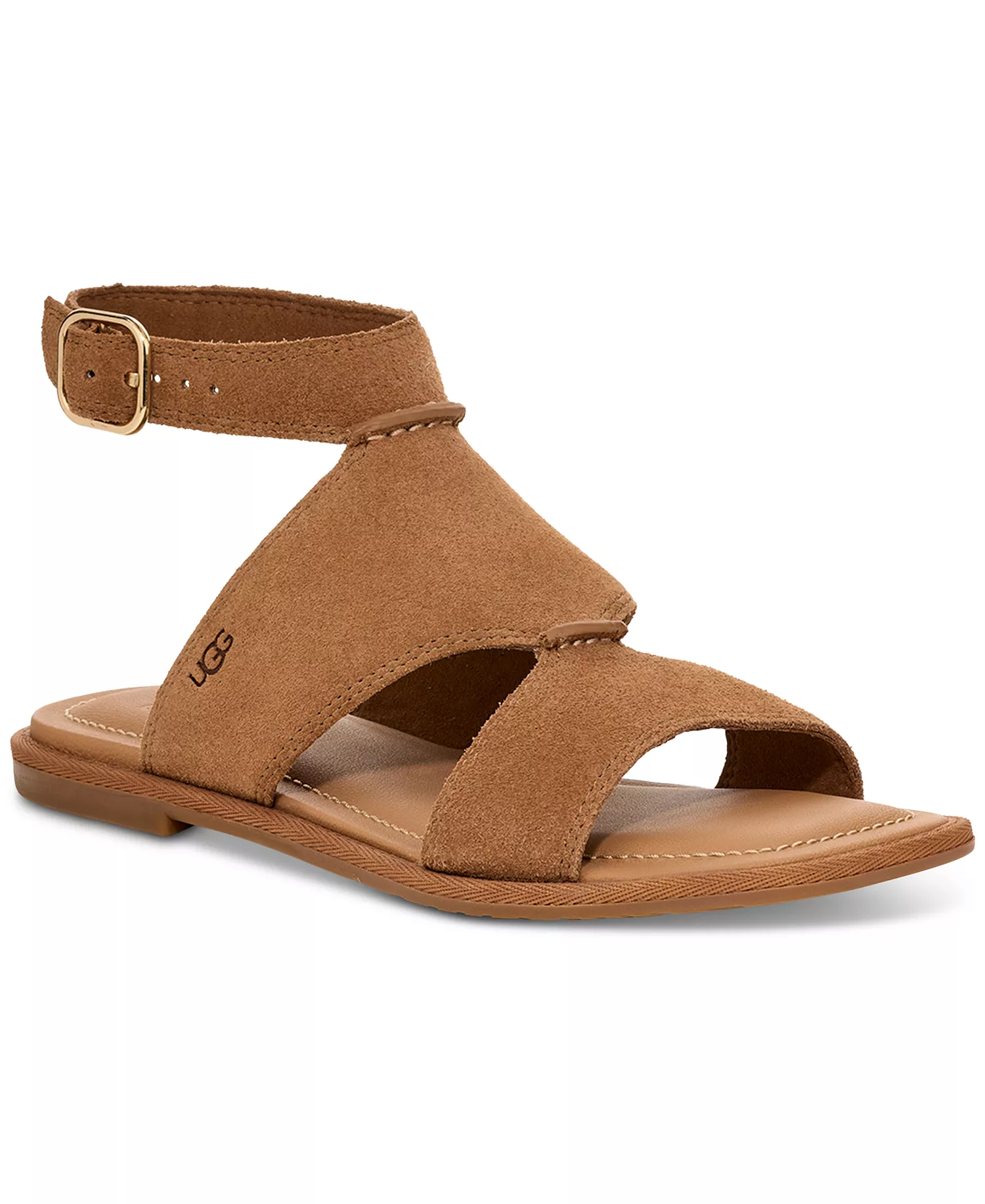 Women's Delray Ankle-Strap Sandals - Chestnut - 8.5M