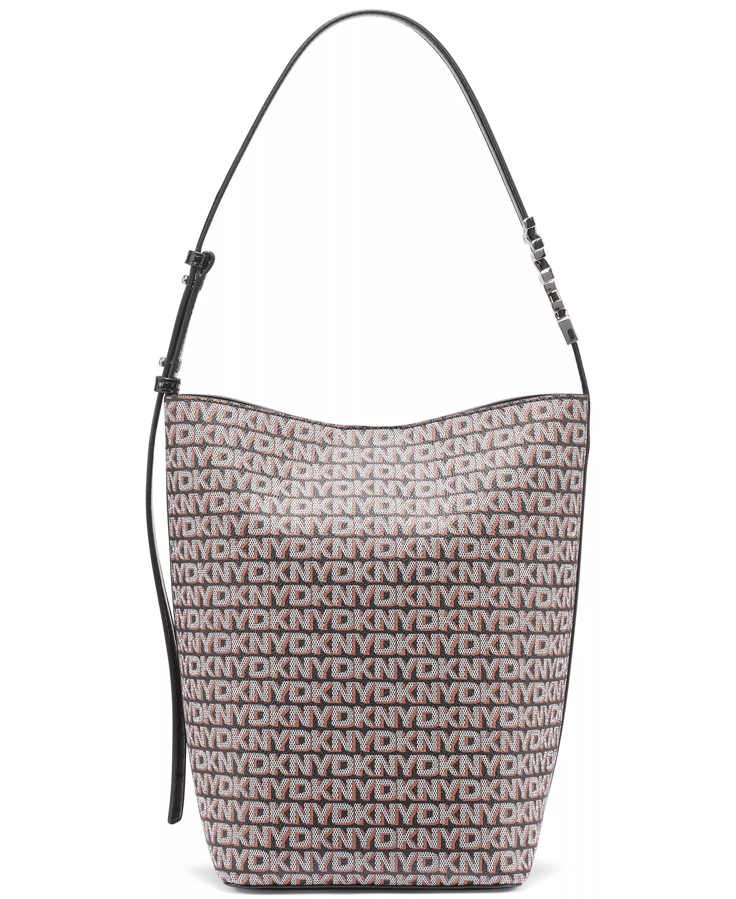 Avril Small Logo Bucket Bag - Black/saddle - NO SIZE