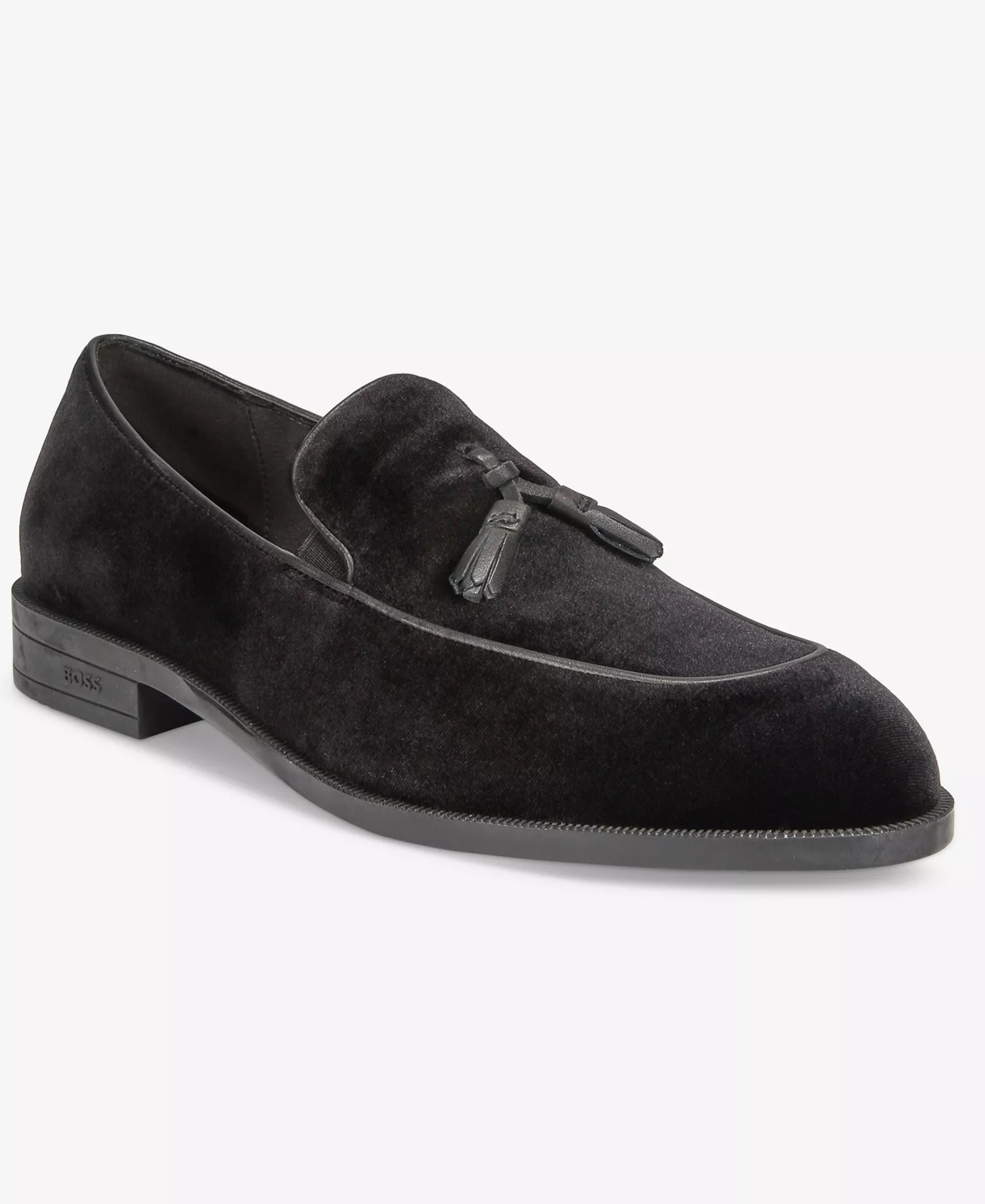 by Hugo Boss Men's Tayil Almond Toe Loafers - Black - 10