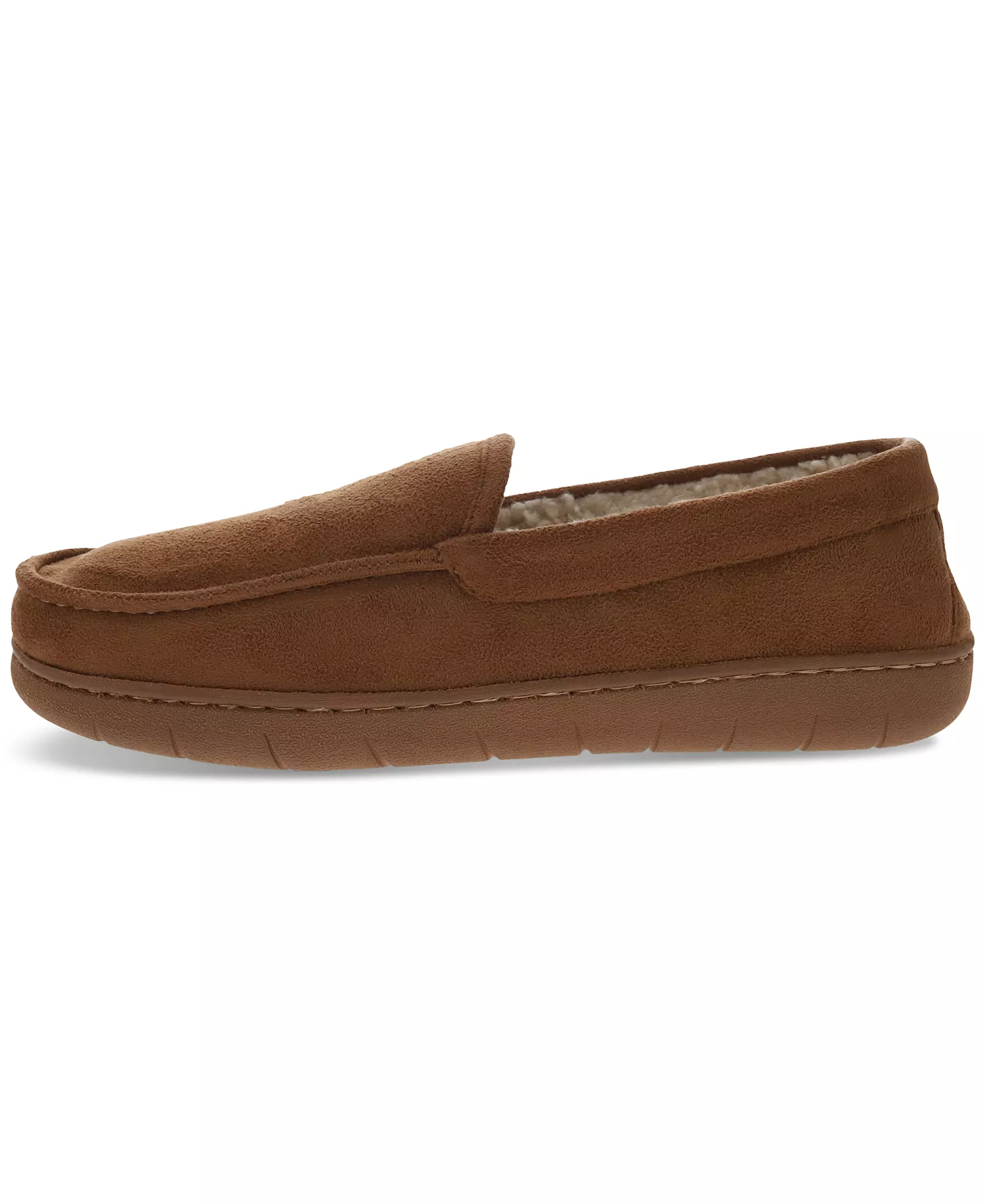 Men's Fields Faux-Sherpa Slippers - Tan - XXLarge