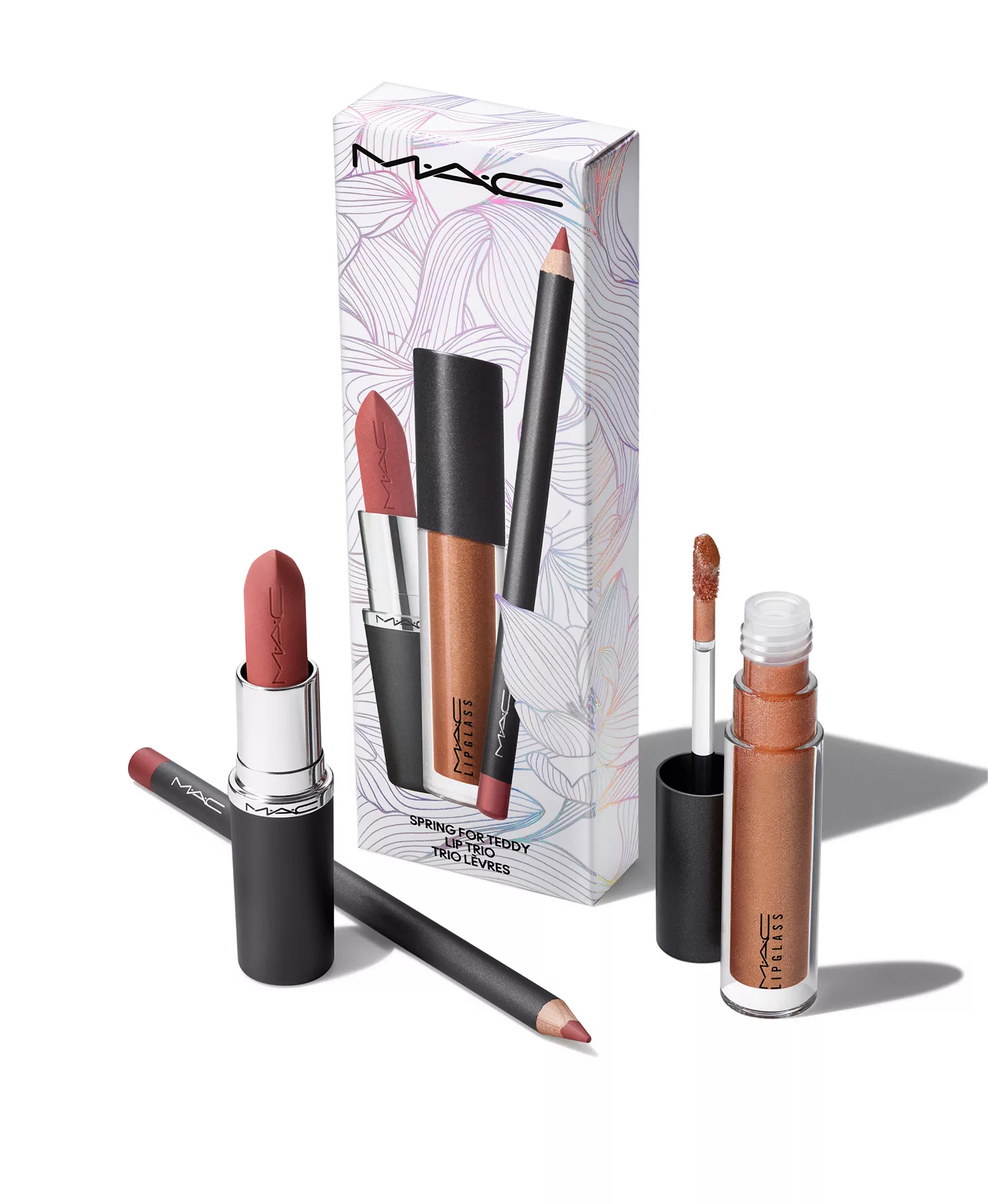 3-Pc. Spring for Teddy Lip Trio MACXimal Matte, Lip Pencil and Lipglass Kit, First at Macy's  - No Color - Full Size
