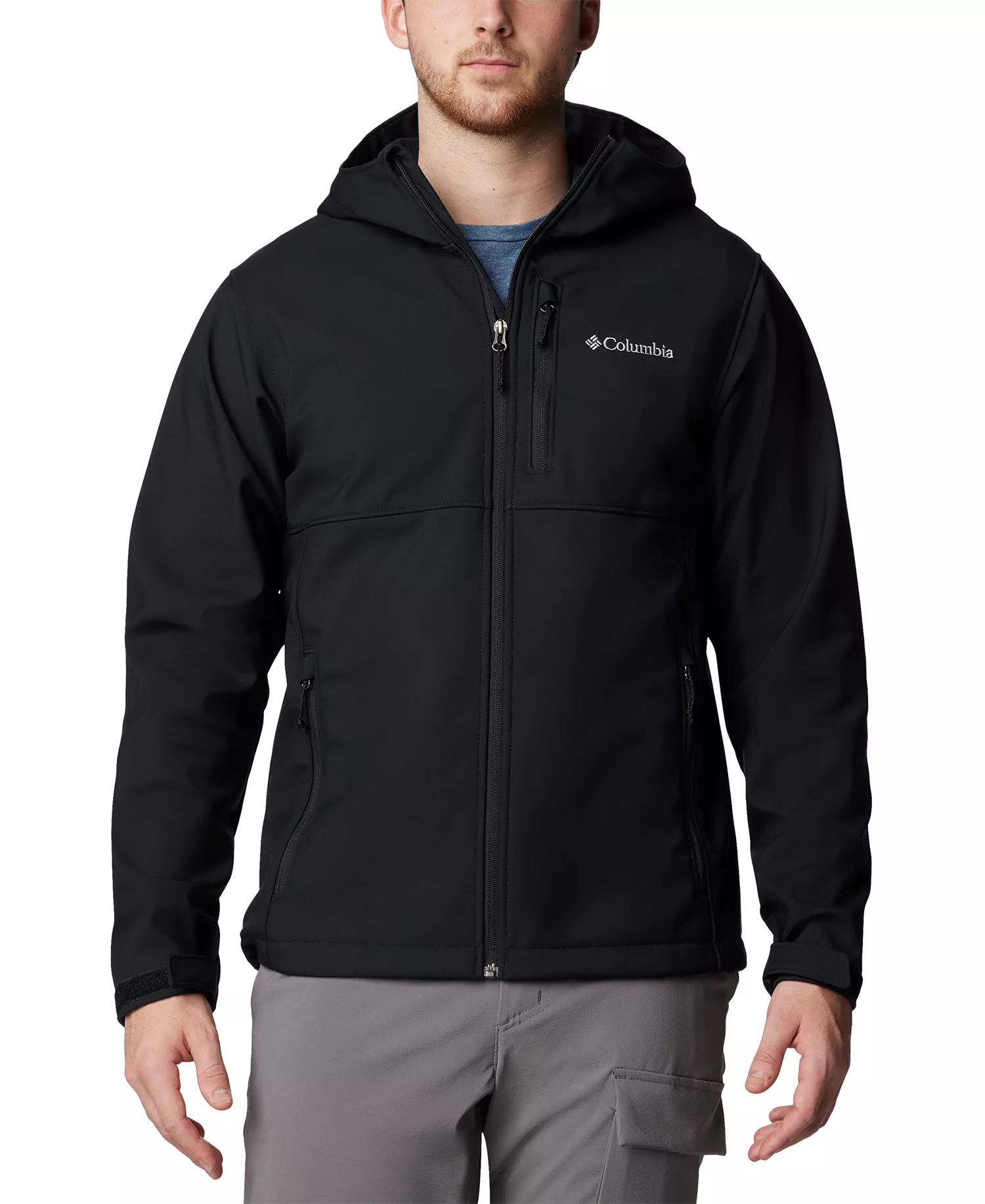 Men's Ascender II Hooded Jacket - Black - L