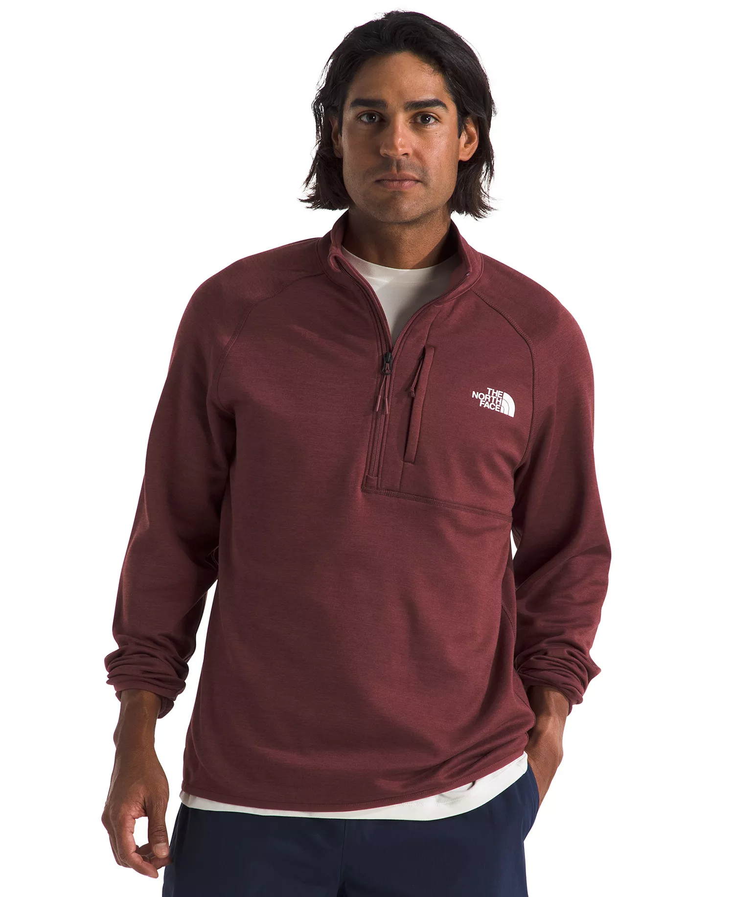 Men's Canyonlands Half-Zip Fleece Jacket - Forest olive heather - 2XL