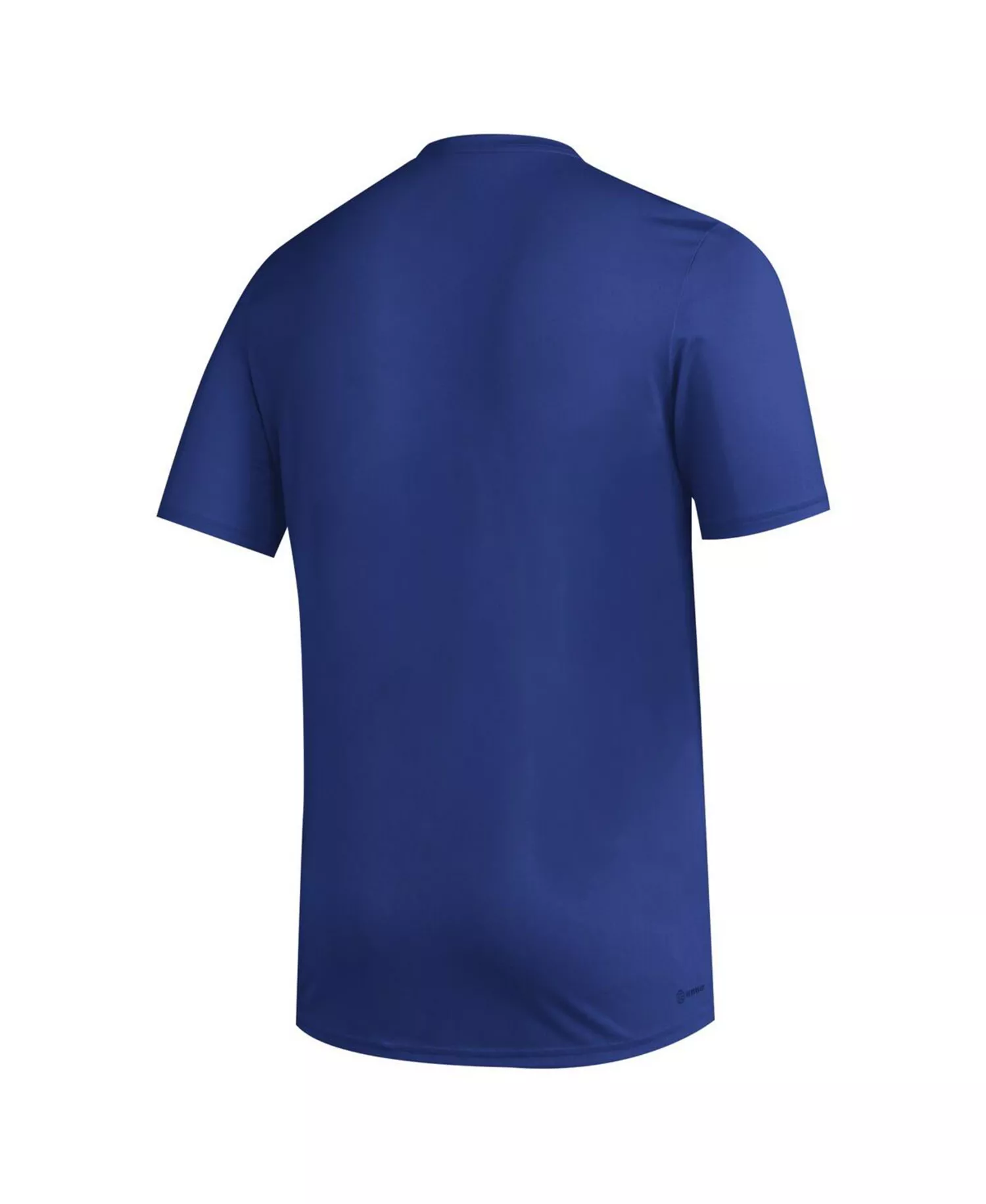 Men's Royal Kansas Jayhawks Primary Locker Logo Pre-Game AEROREADY T-Shirt - Royal - 2XL