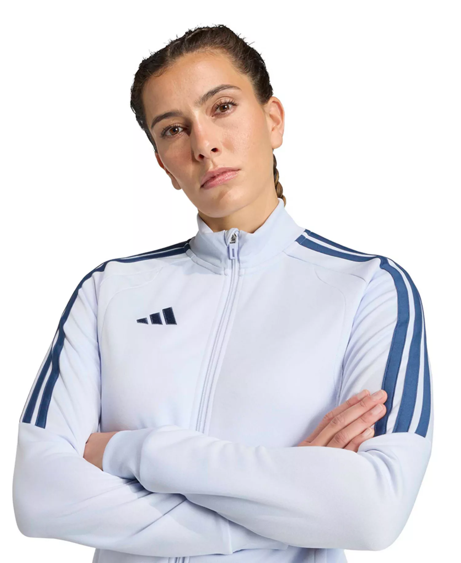 Women's League Training Track Mock Neck Jacket - Aero Blue/night Marine - L