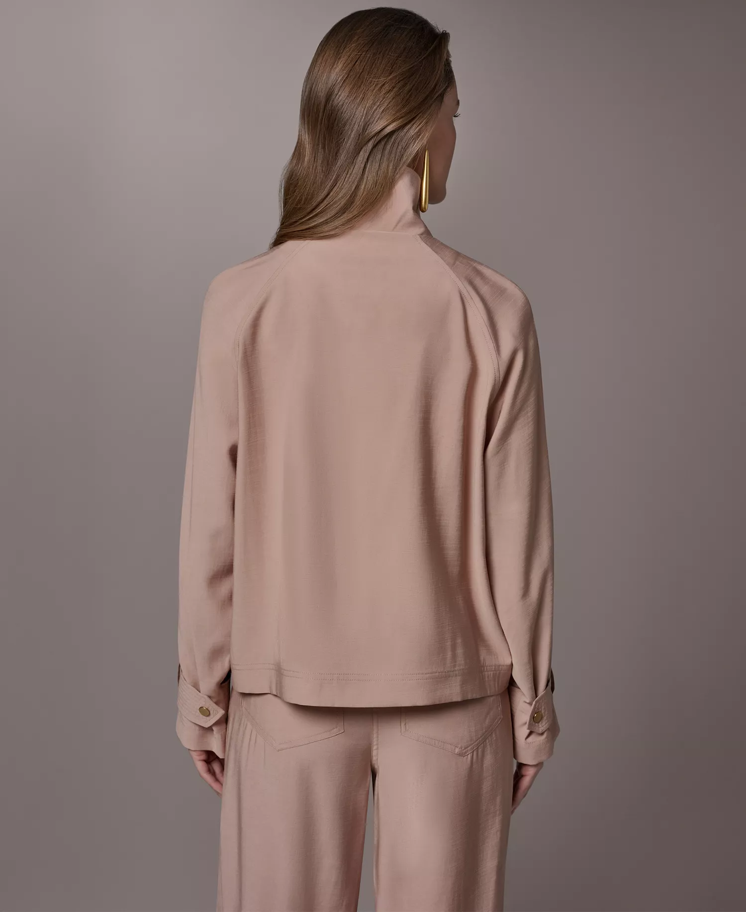 Women's Collared Neck Jacket - Umbria - L