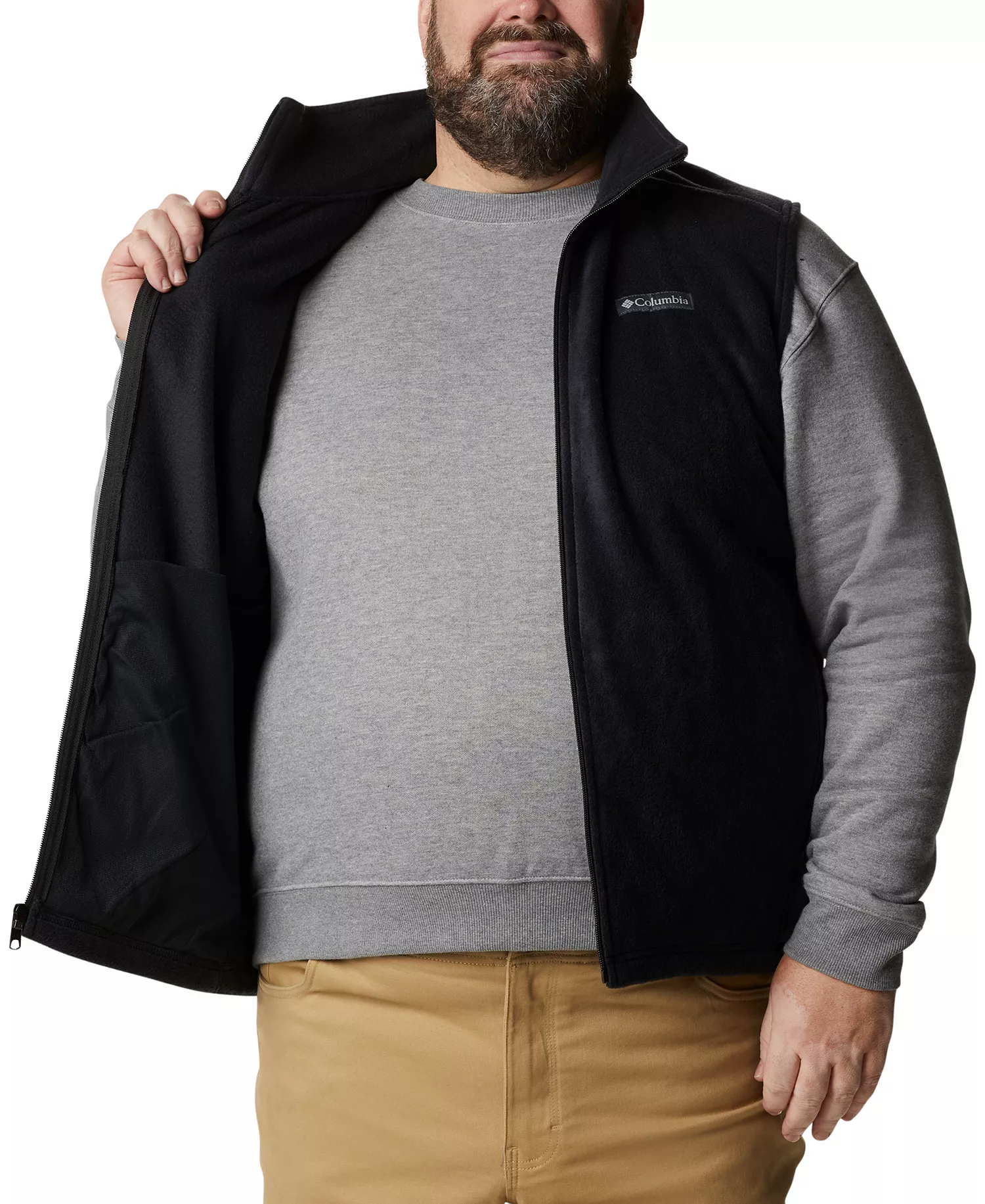 Men's Big & Tall Steens Mountain Vest - Black - 2XL