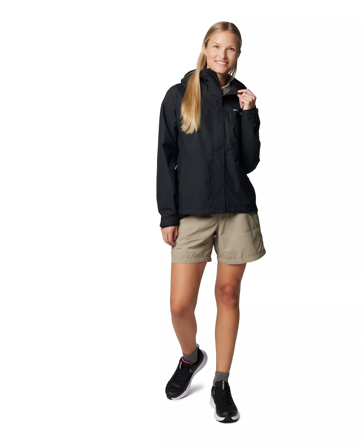 Women's Hikebound II Hooded Waterproof Jacket - Black - L