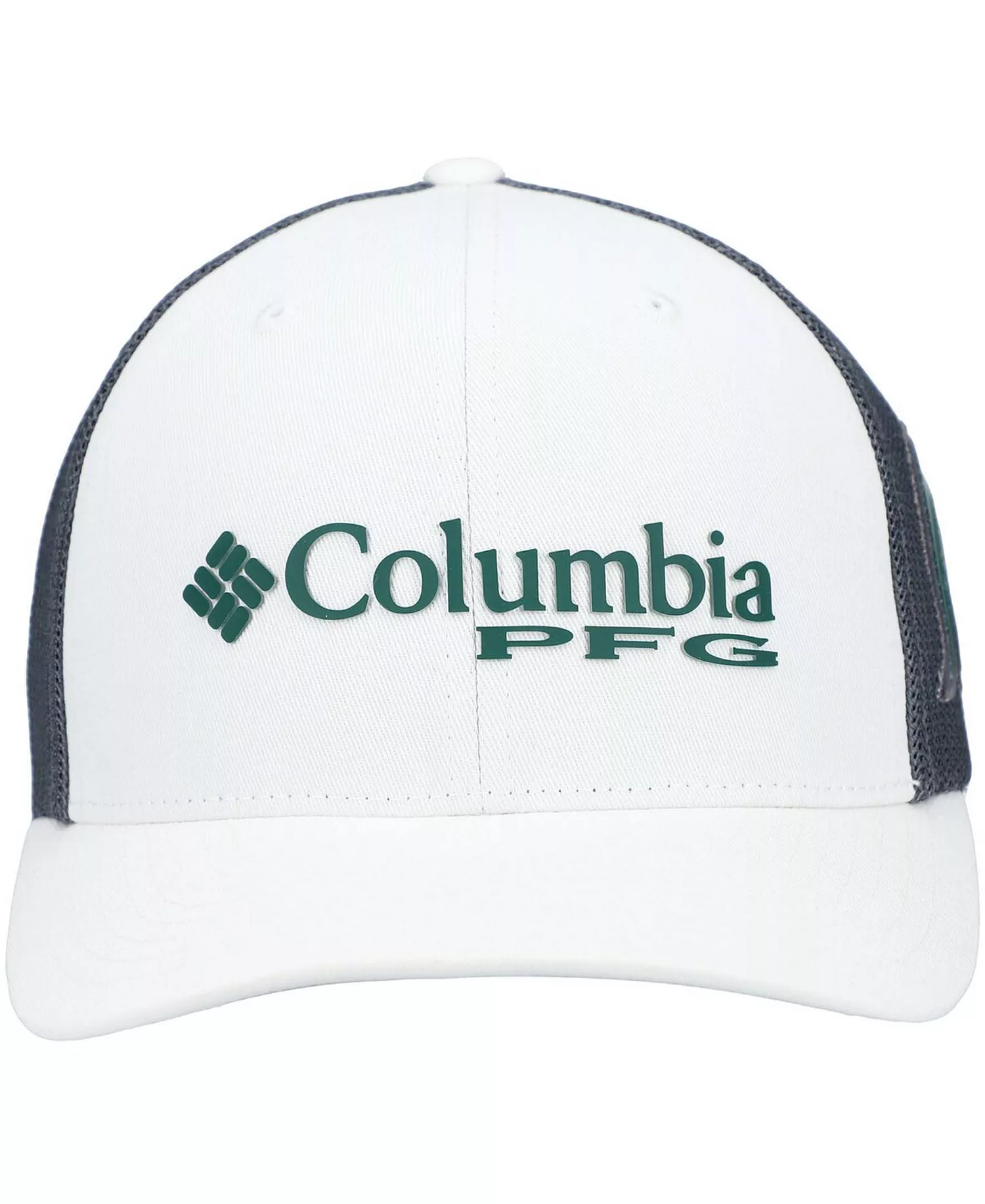 Men's White Michigan State Spartans PFG Snapback Adjustable Hat - White - One Size Fits All