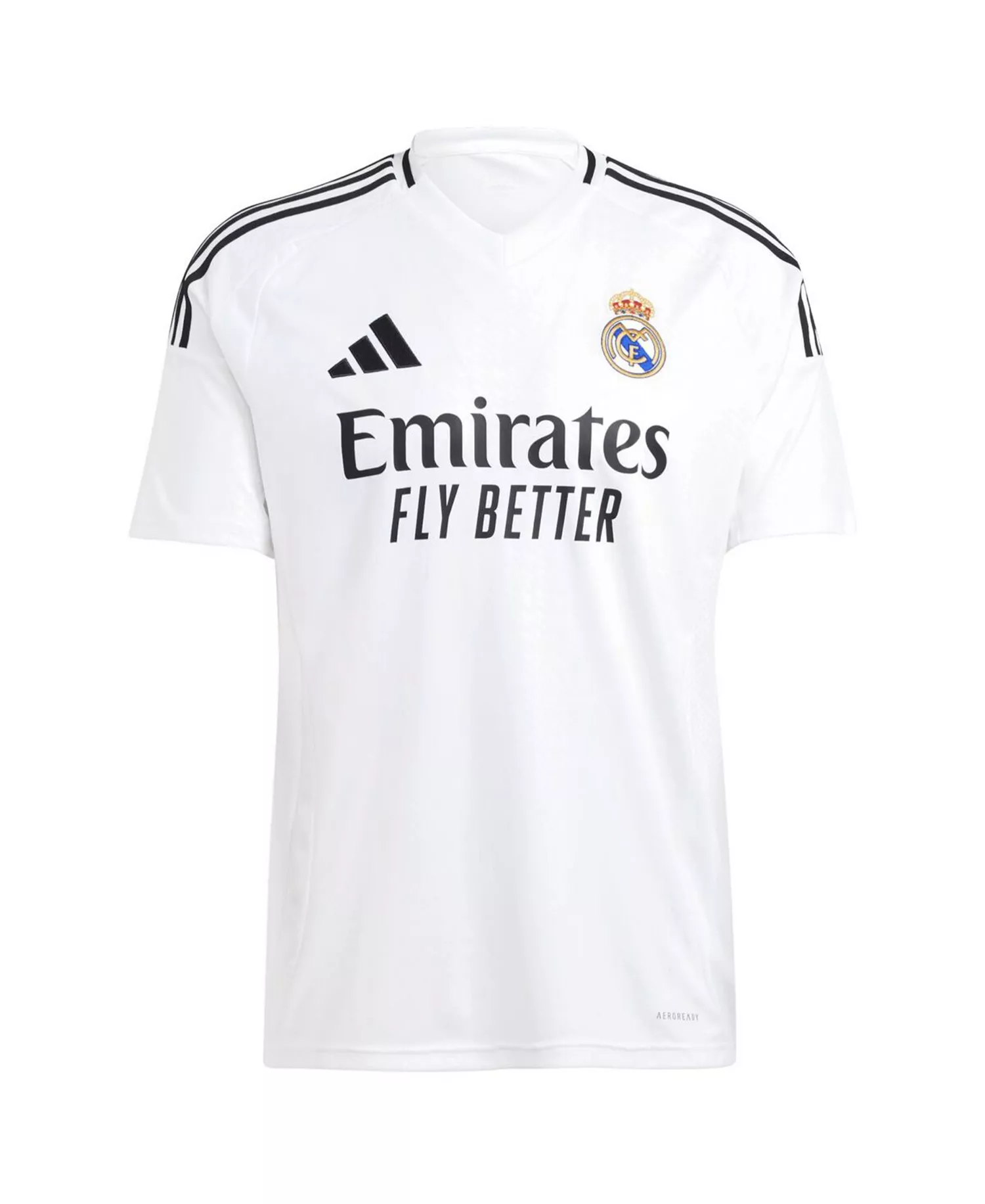 Men's Kylian Mbappé White Real Madrid 2024/25 Home Replica Player Jersey - White - 2XL