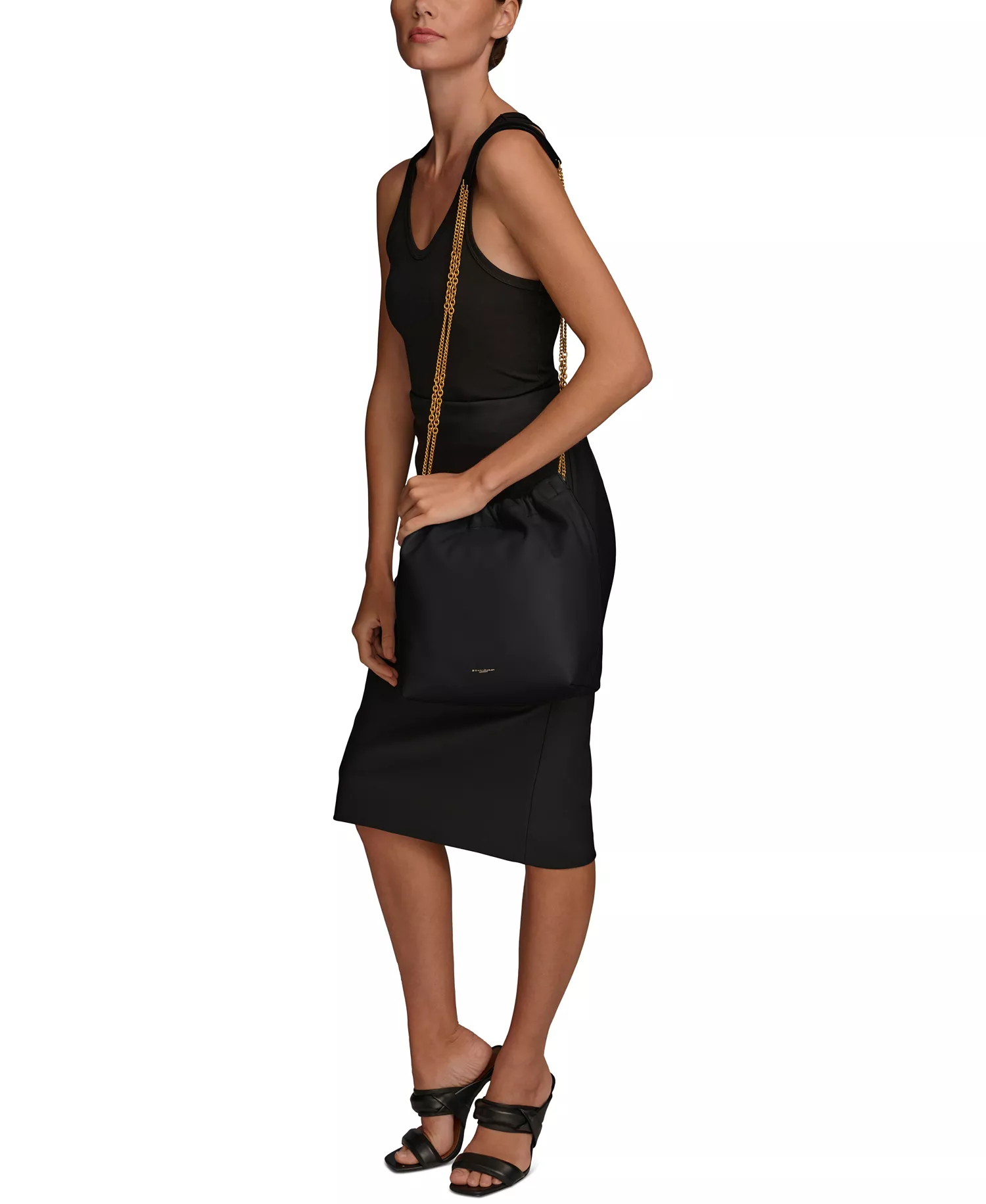 Rosedale Large Chain Crossbody - Blk/gold - NO SIZE