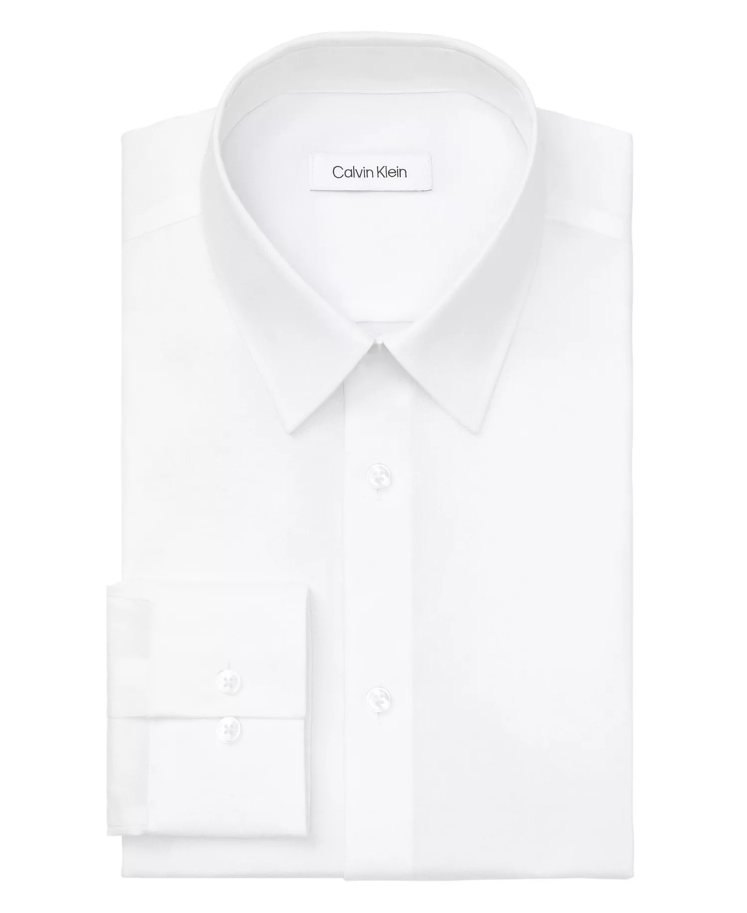 Men's Stretch Slim Fit Dress Shirt - White - 14 32/33