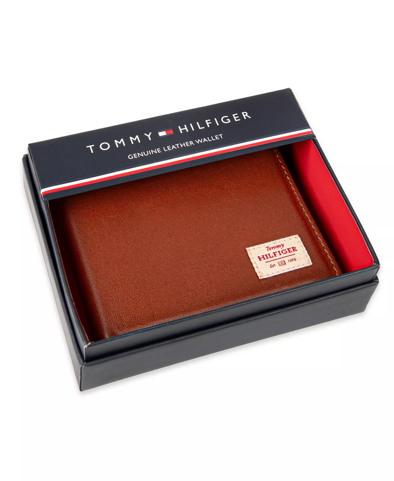 Men's RFID Extra Capacity Slimfold Wallet - Cognac - ONE SIZE