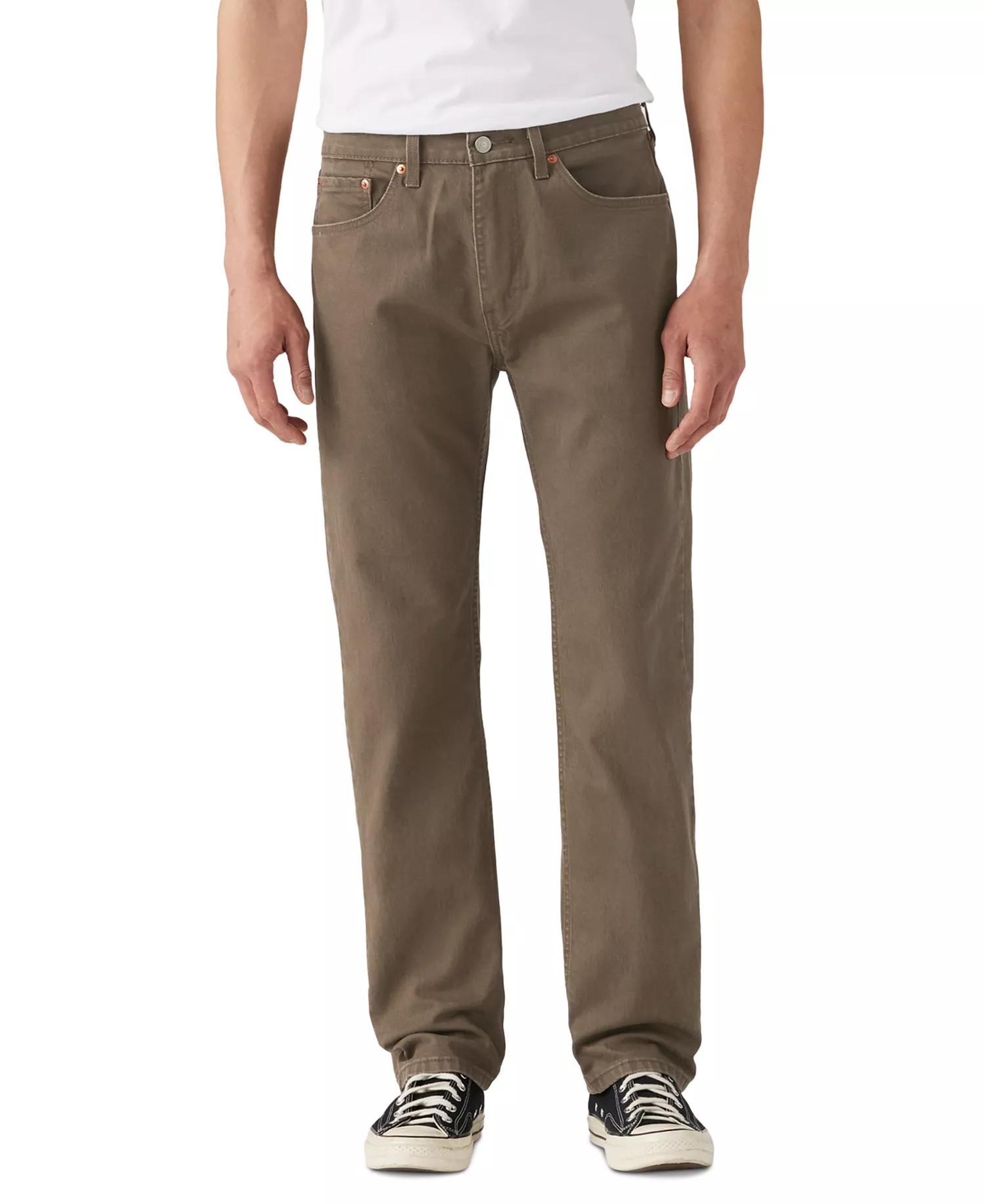 Levi’s Men’s 505  Regular-Fit Stretch Jeans - Canteen - 29 - 29