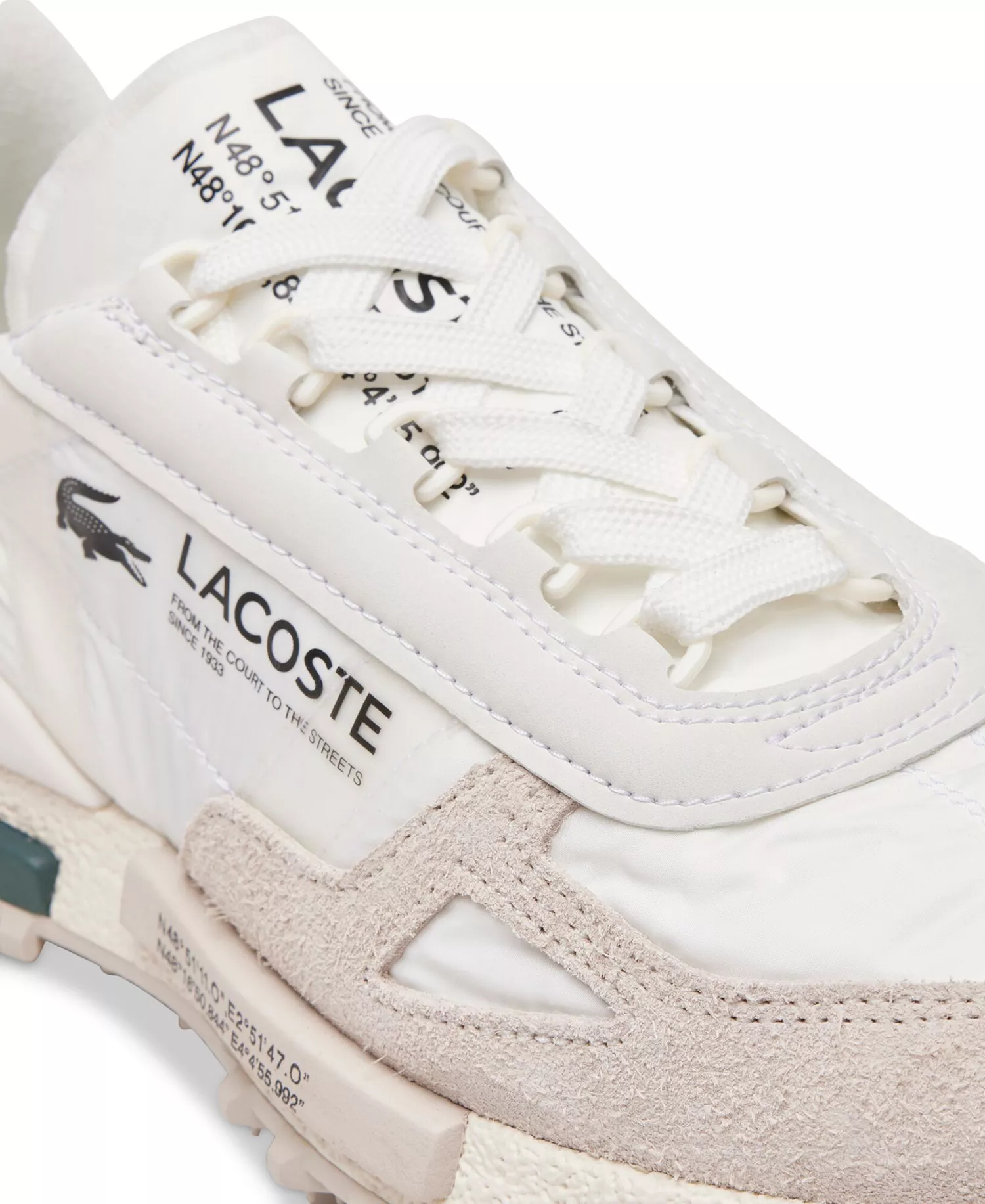 Men's Elite Active Lace-Up Sneakers - White/Dark Green - 12M