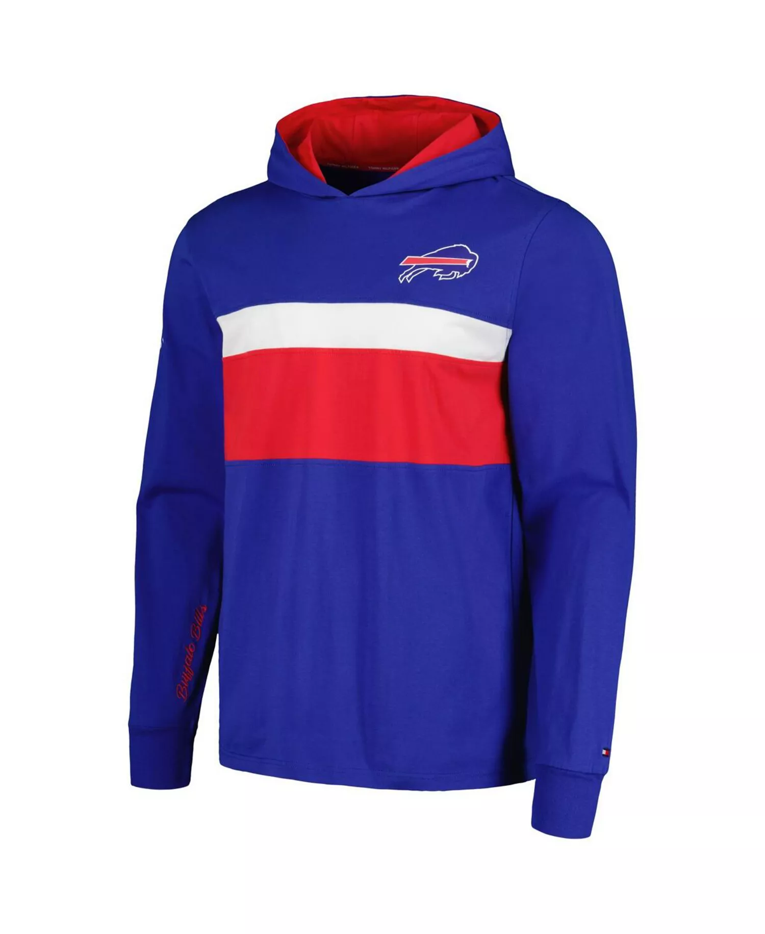 Men's Royal Buffalo Bills Morgan Long Sleeve Hoodie T-shirt - Royal - 2XL