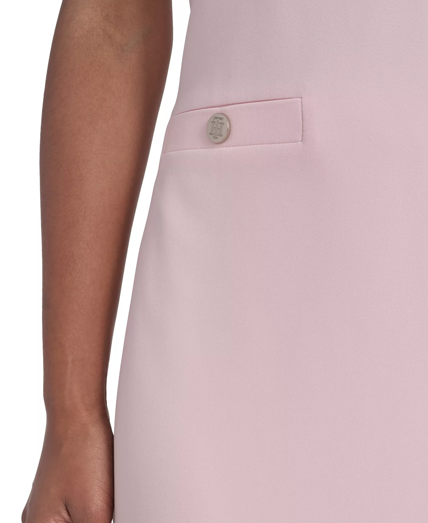 Women's Pleated-Hem Shift Dress - Ballerina Pink - 10