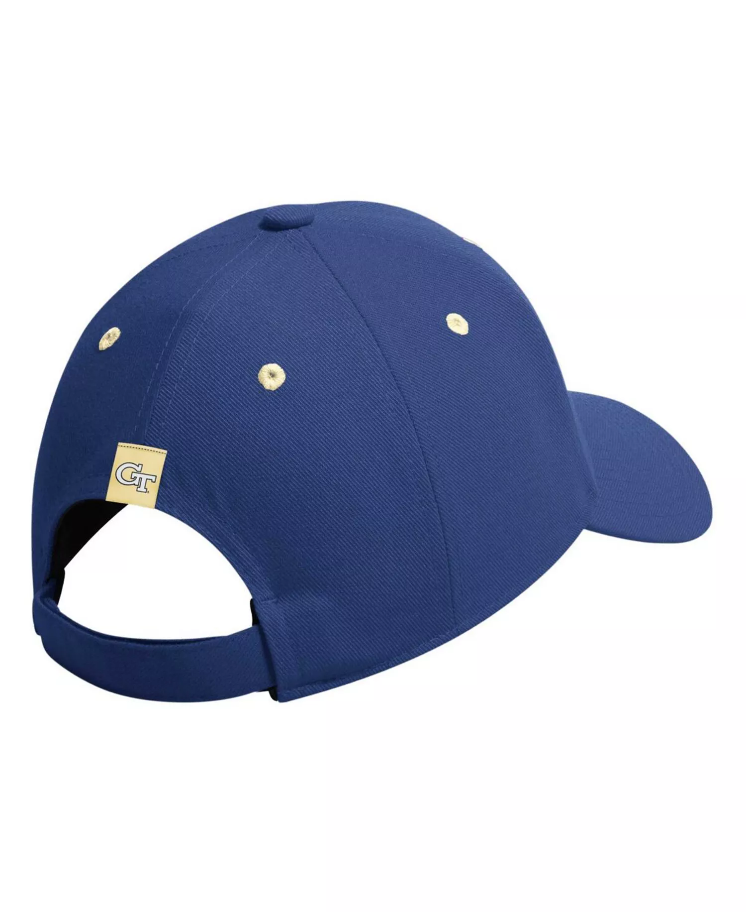 Men's Navy Georgia Tech Yellow Jackets Seasonal Half Font Adjustable Hat - Navy - ONE SIZE