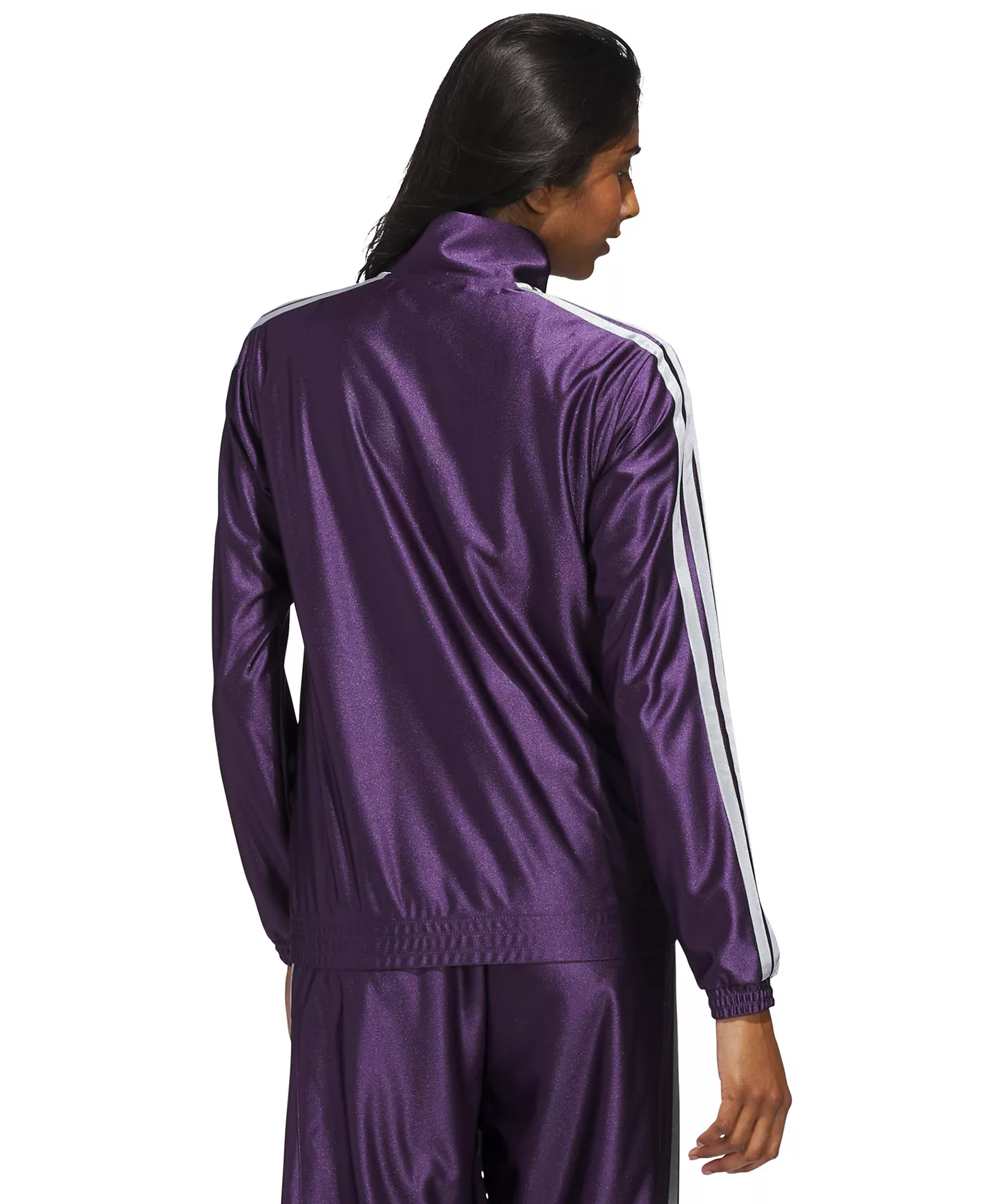 Women's Shine Regular Fit Sportswear Jacket - Aurora Plum - L