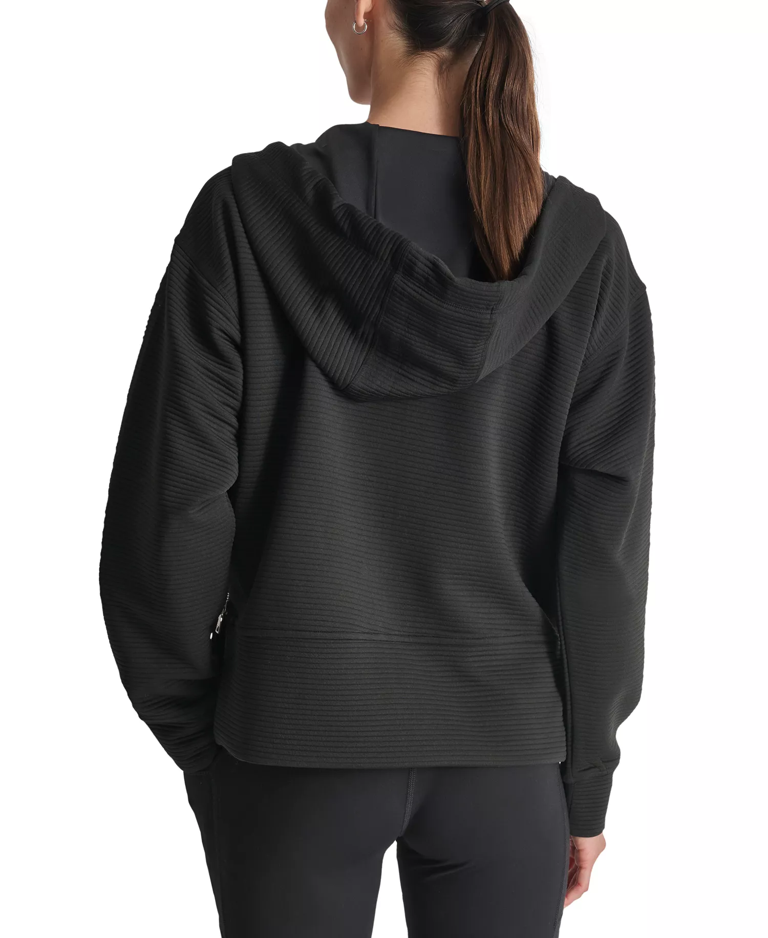 Women's Tech Ottoman Full-Zip Hoodie - Black - L