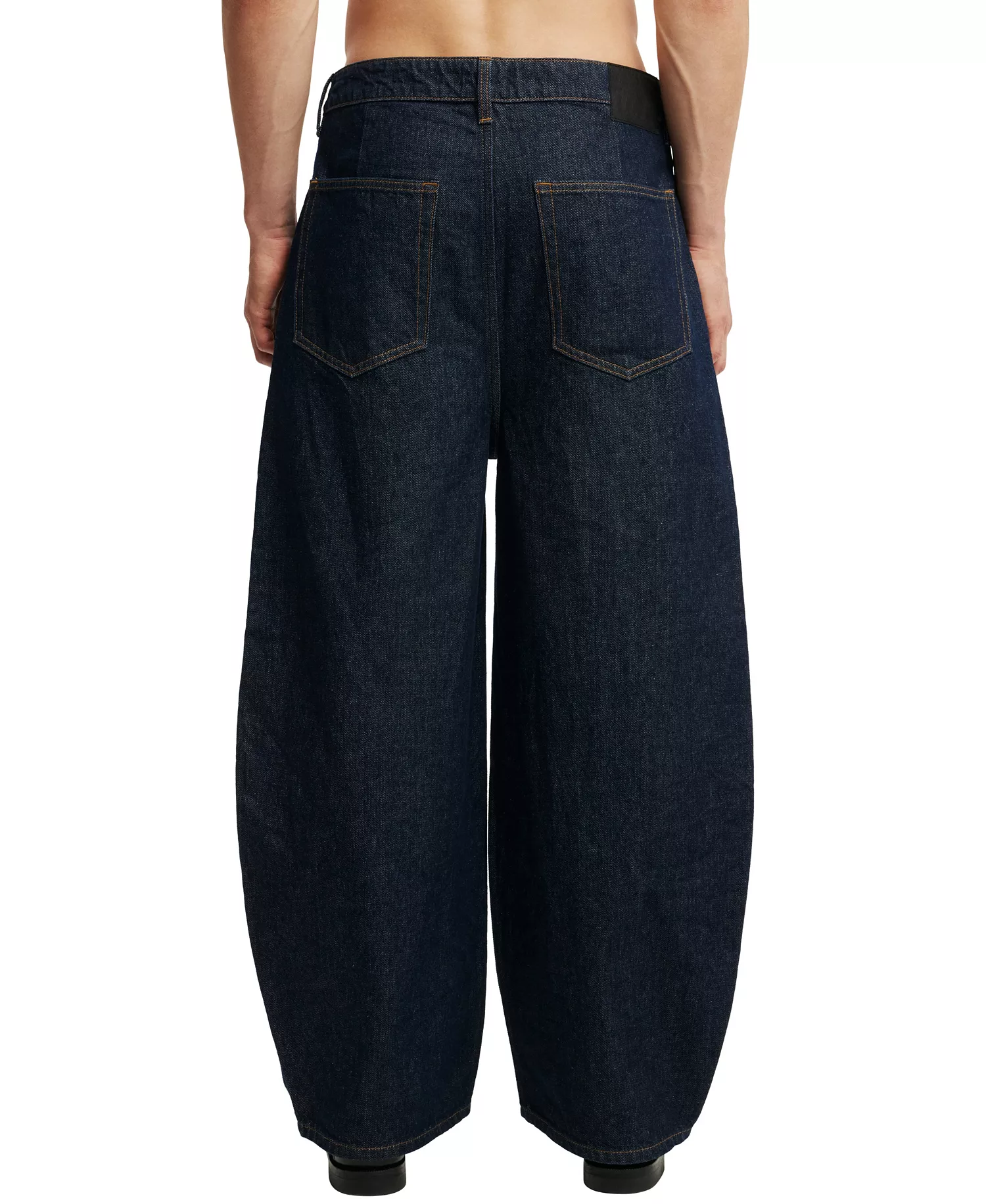 Men's Baggy Jeans - Pleat shutter blue - 26