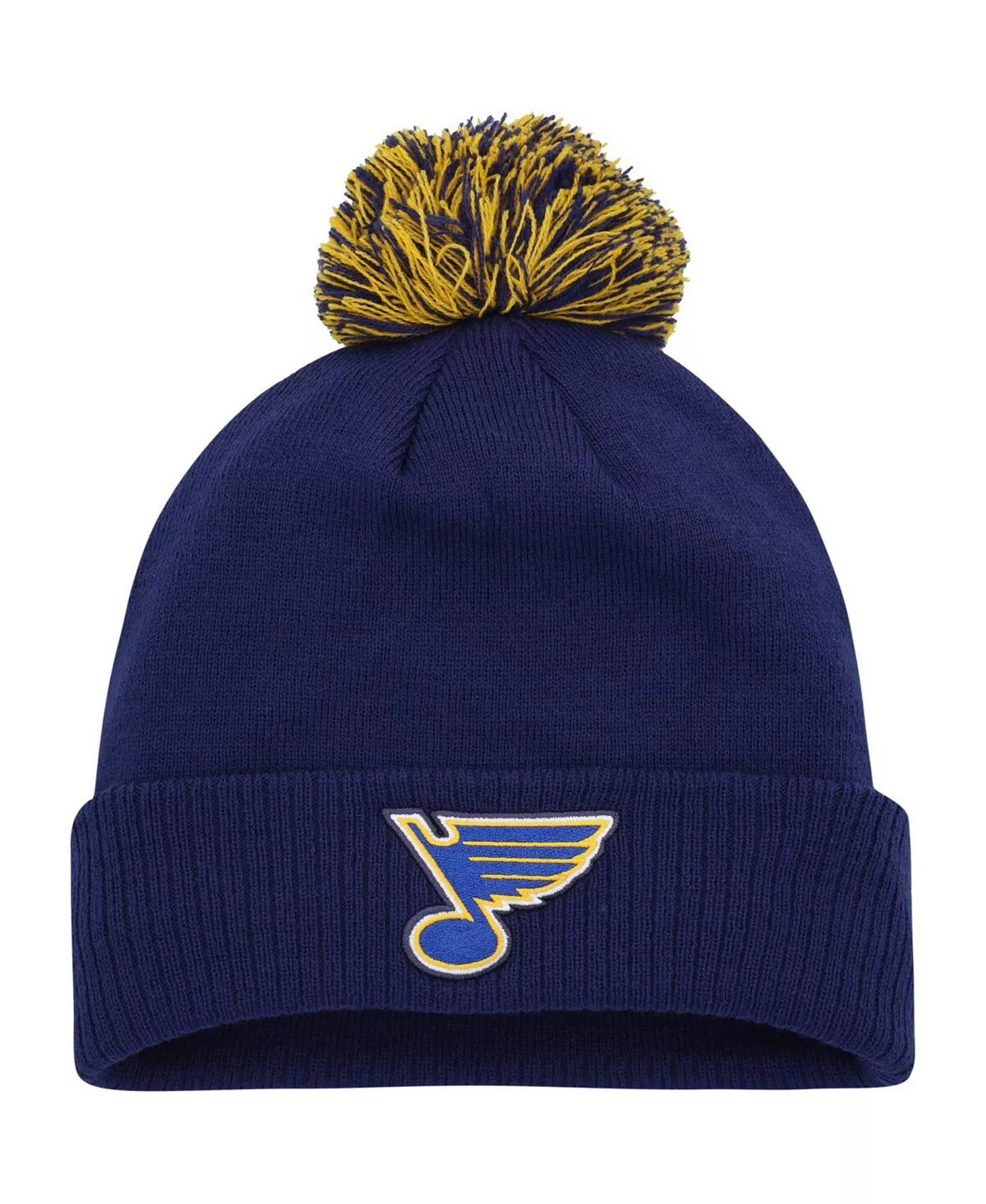 Men's Blue St. Louis Blues COLD.RDY Cuffed Knit Hat with Pom - Blue - One Size Fits All