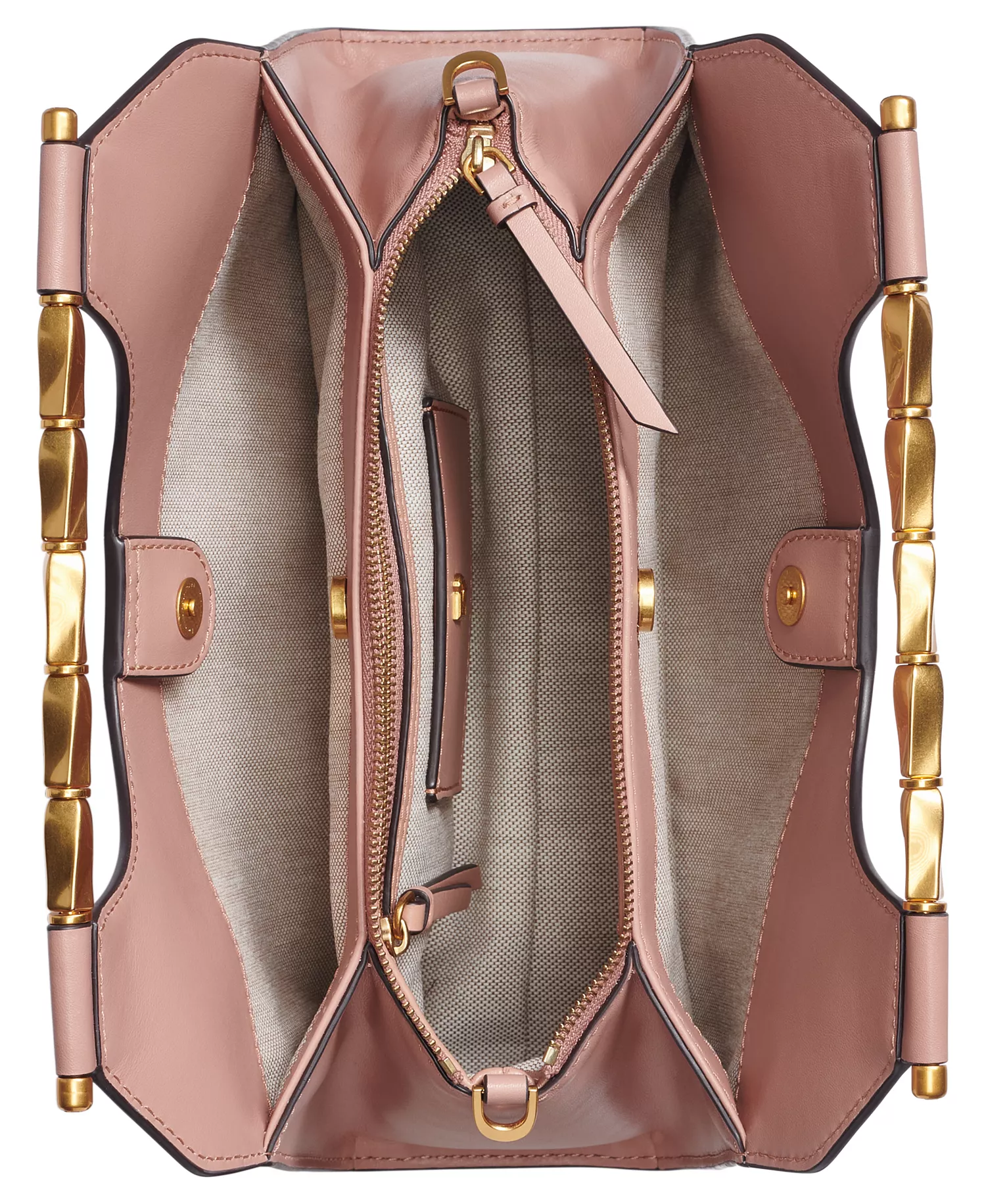 Commack Triple Compartment Clutch  - Black/gold - NO SIZE