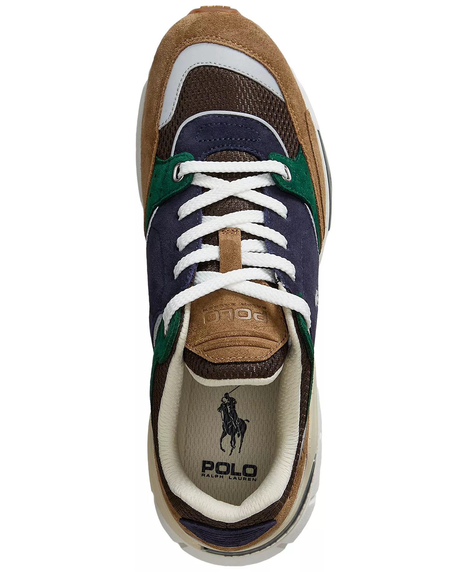 Men's Trackster 250 Suede & Mesh Sneakers - Desert Tan/navy/multi - 10