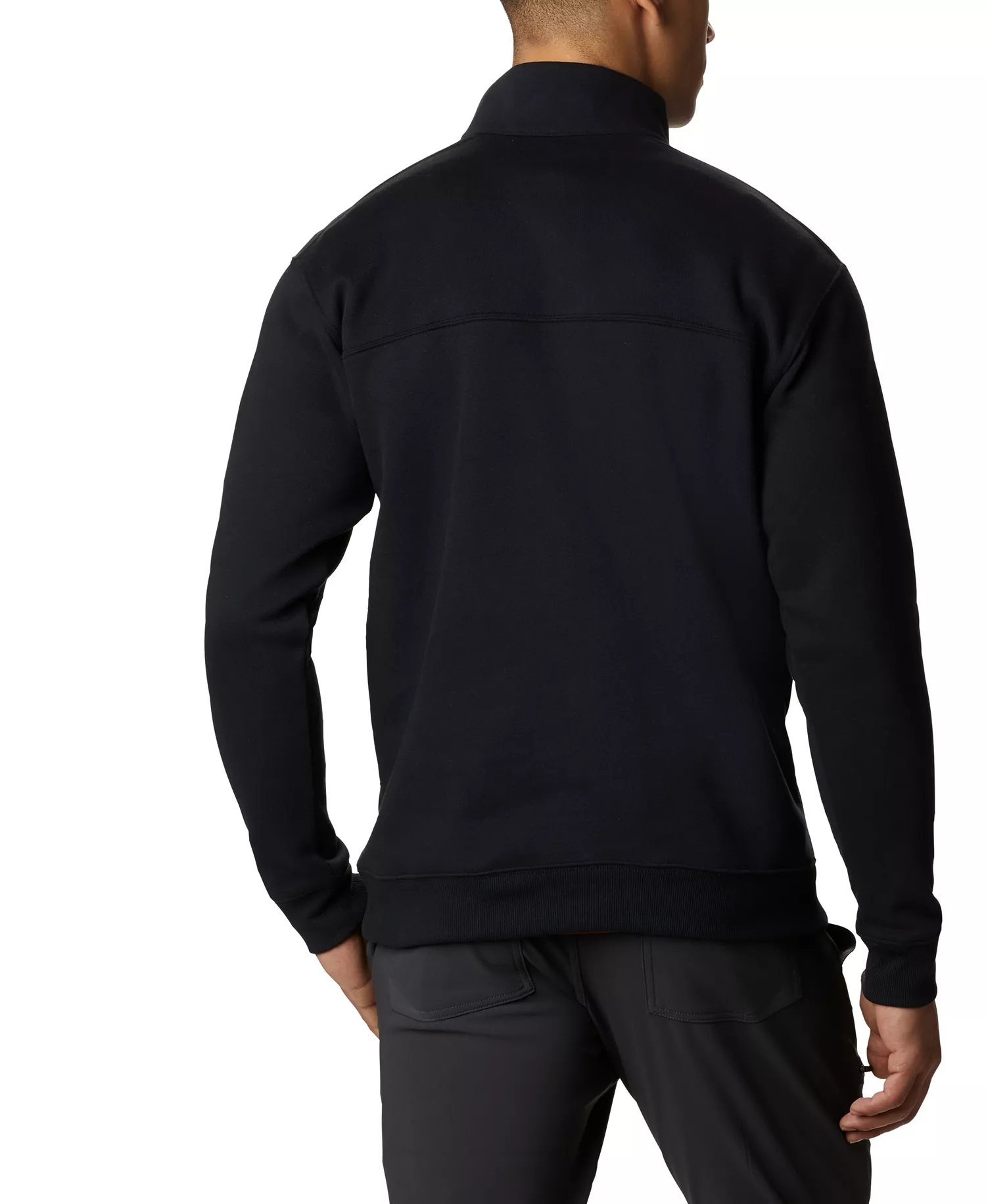Men's Hart Mountain II Quarter-Zip Fleece Sweatshirt  - Black - L