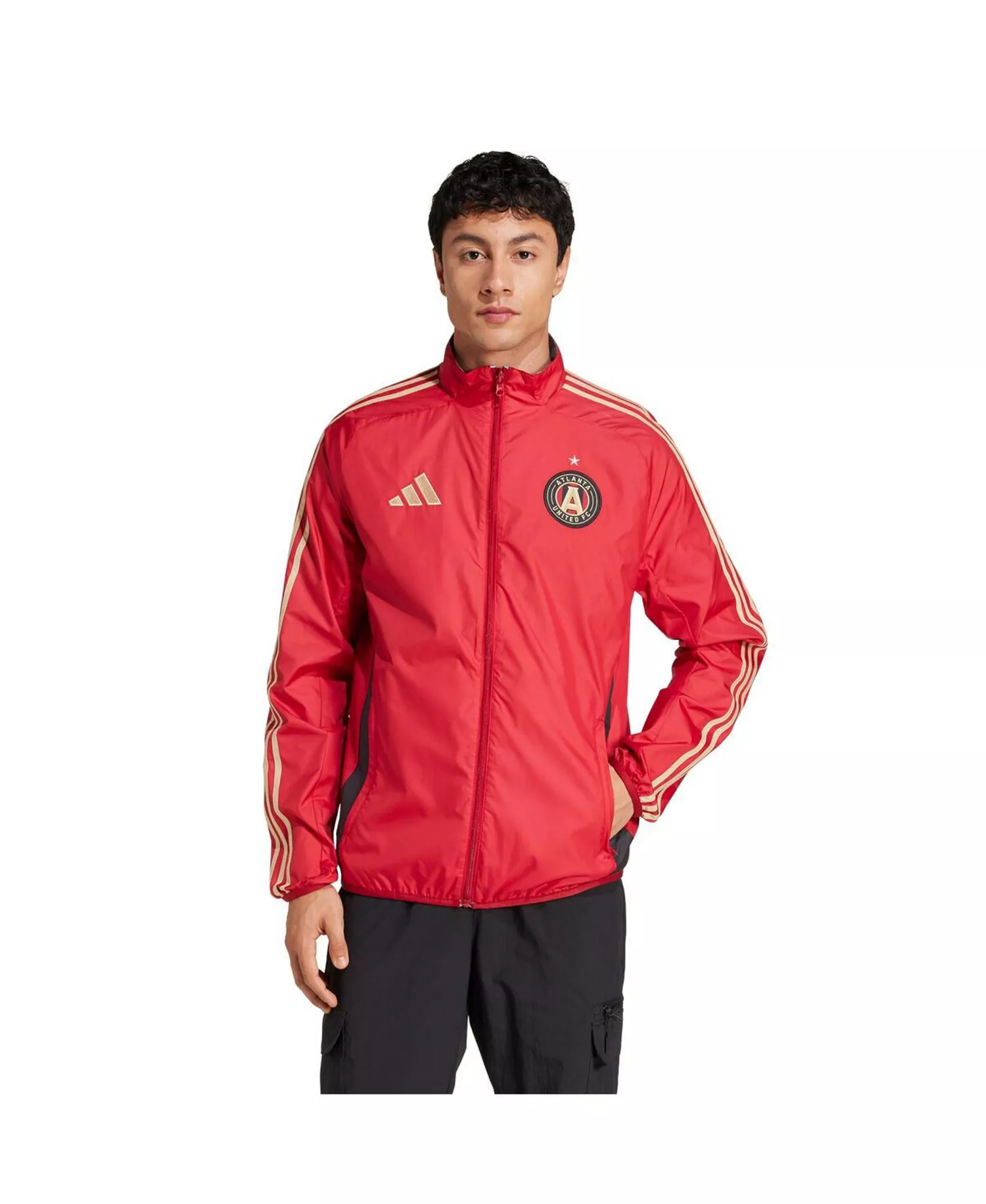 Men's Red Atlanta United FC 2025 Anthem Reversible Full-Zip Jacket - Red - 2XL