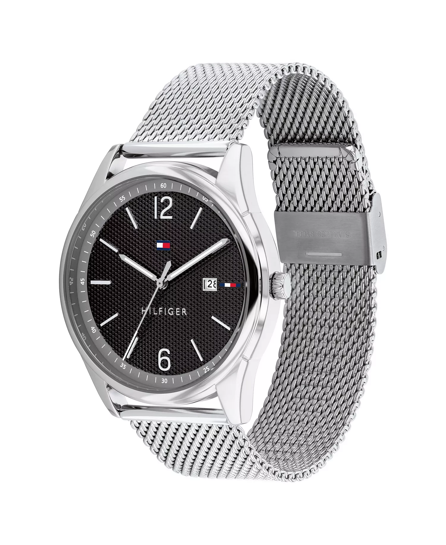 Men's Stainless Steel Mesh Bracelet Watch 42mm - Stainless Steel - No Size