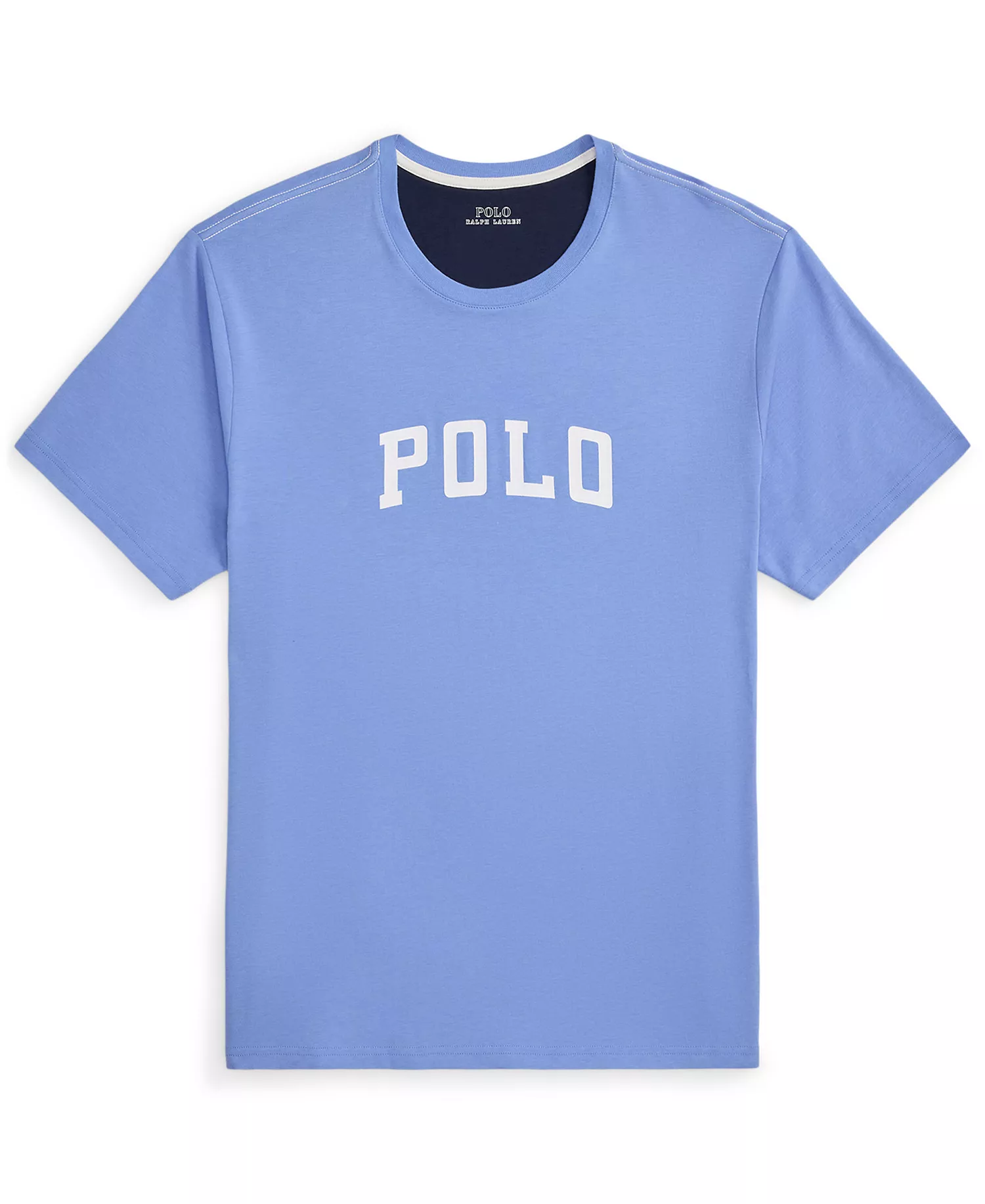 Men's Crewneck Pajama T-Shirt - Harbor Island Blue/White Logo - L