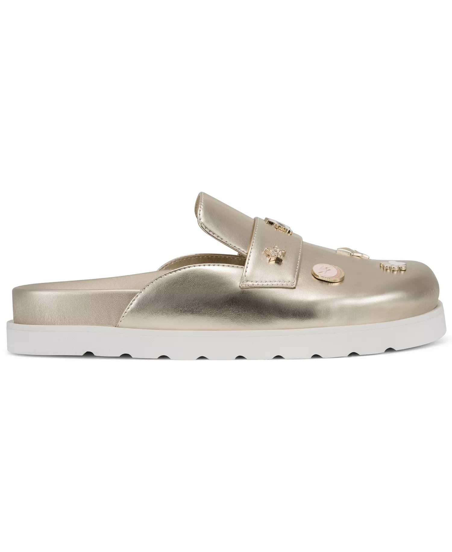 Women's Islay Macaron Flat Mules - White Gold - 10