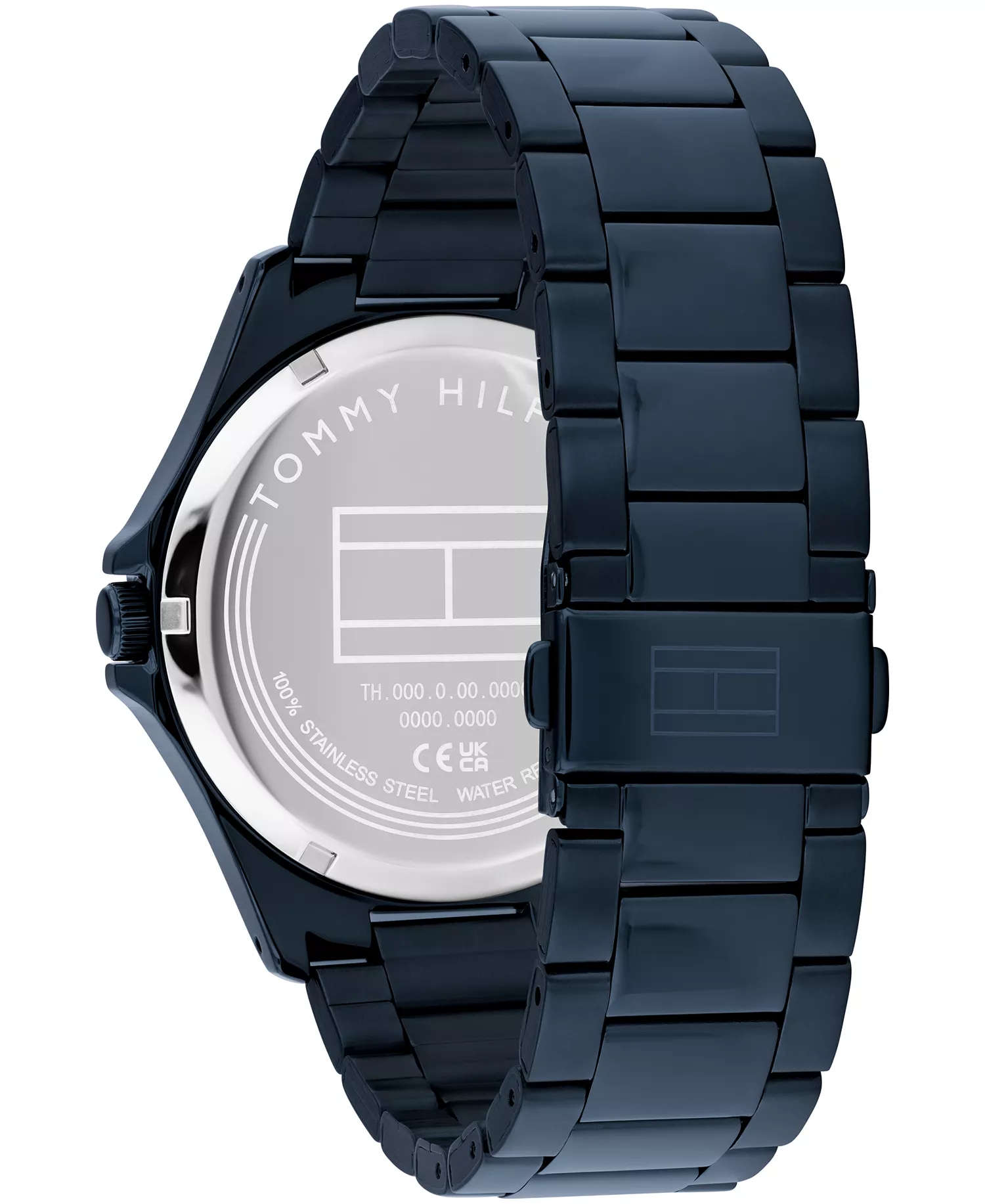 Men's Quartz Ionic Plated Blue Stainless Steel Bracelet Watch, 42mm - Blue - NO SIZE